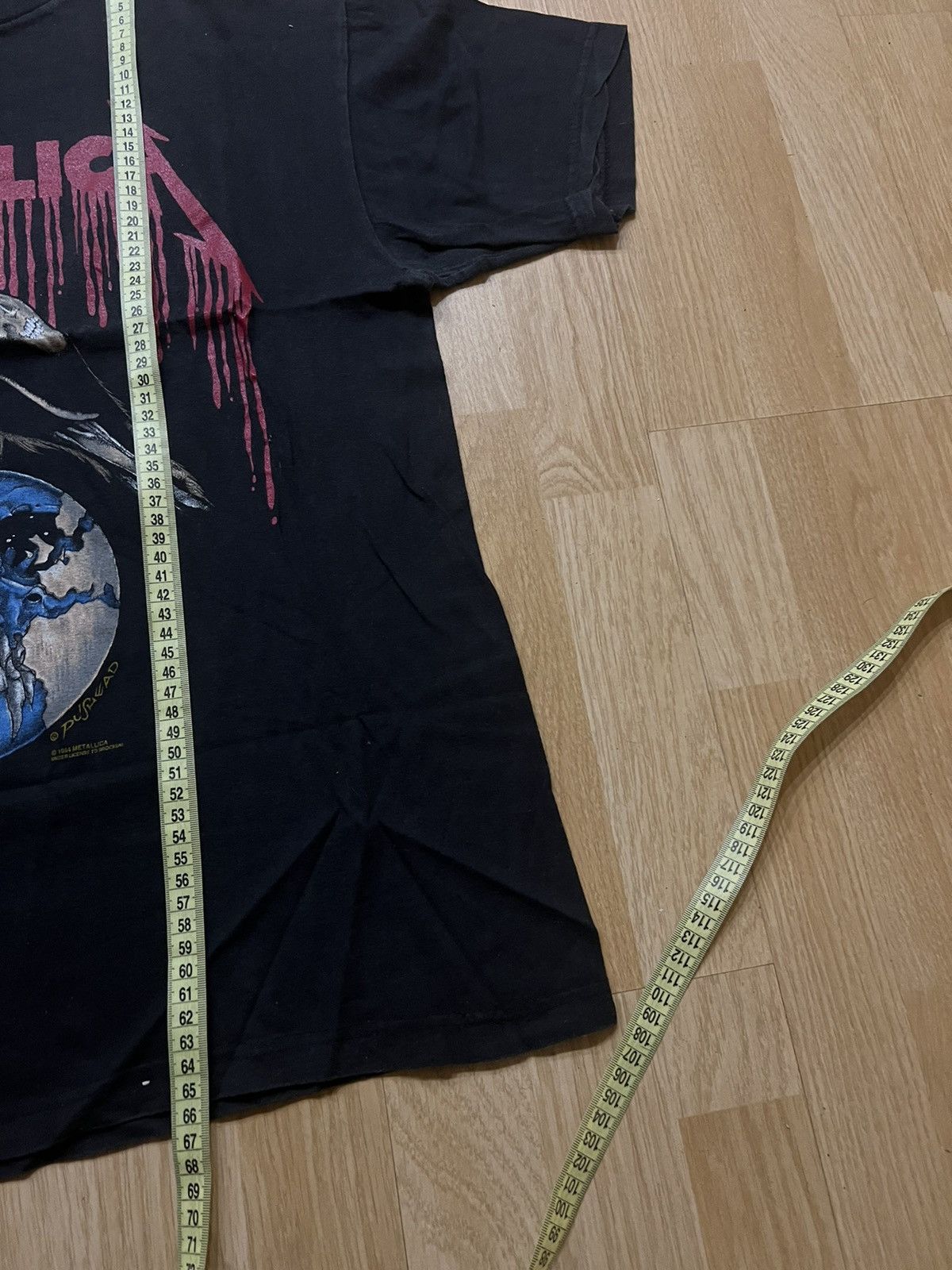 Band Tees × Vintage Vintage 1993-94 Metallica No Where Else To Roam Tour T-Shirt Size US M / EU 48-50 / 2 - 16 Thumbnail
