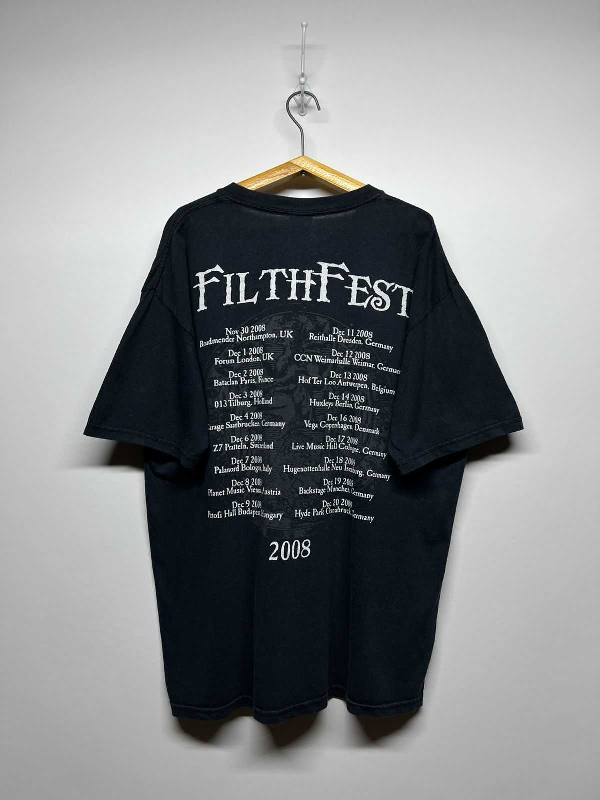 Band Tees Vintage 2008 Cradle Of Filth Fest Tour T-Shirt Size US L / EU 52-54 / 3 - 5 Thumbnail