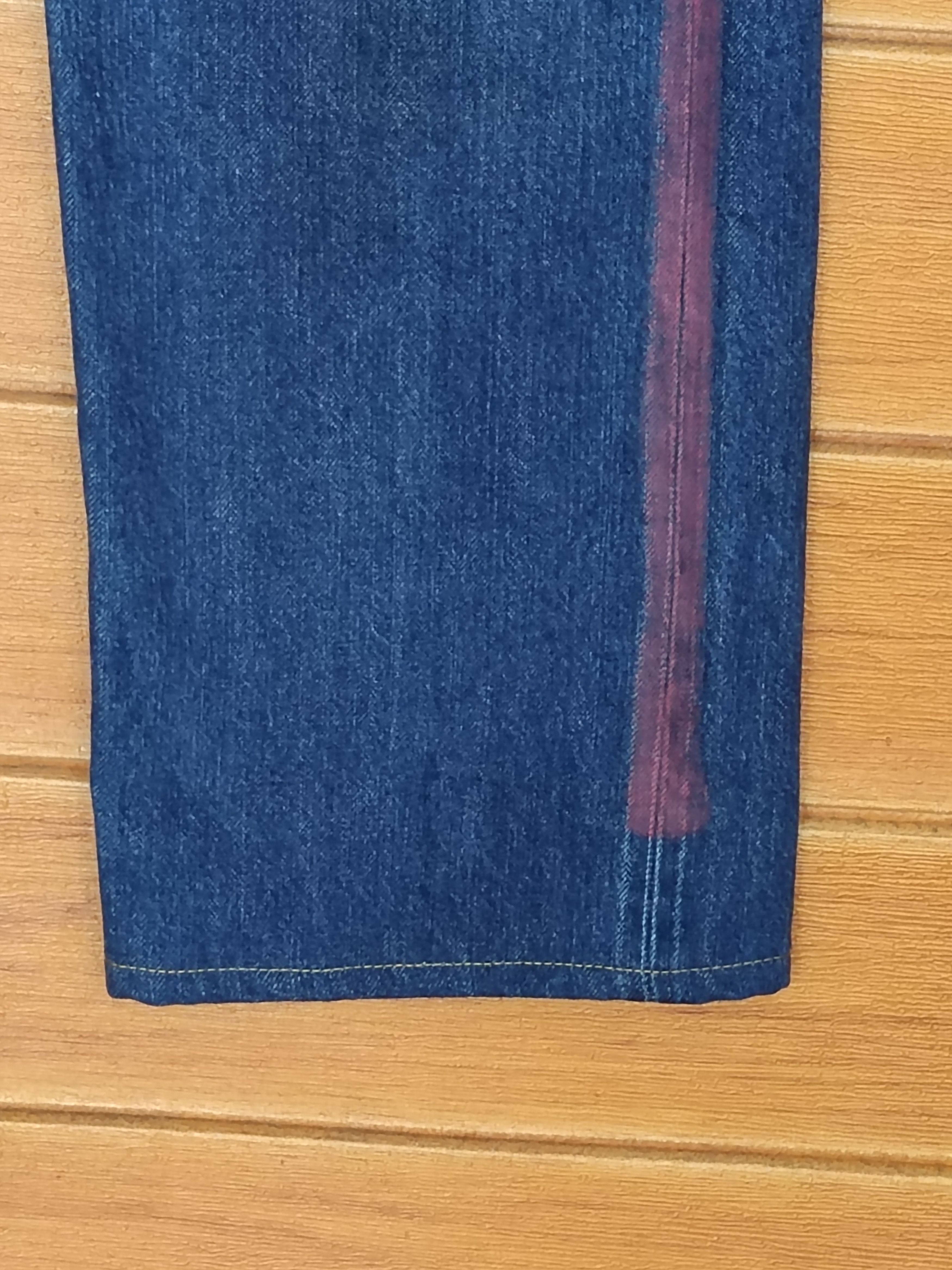 Vintage Kunna Japan Hand Painting Art Selvedged Denim Jeans Size US 33 - 6 Thumbnail