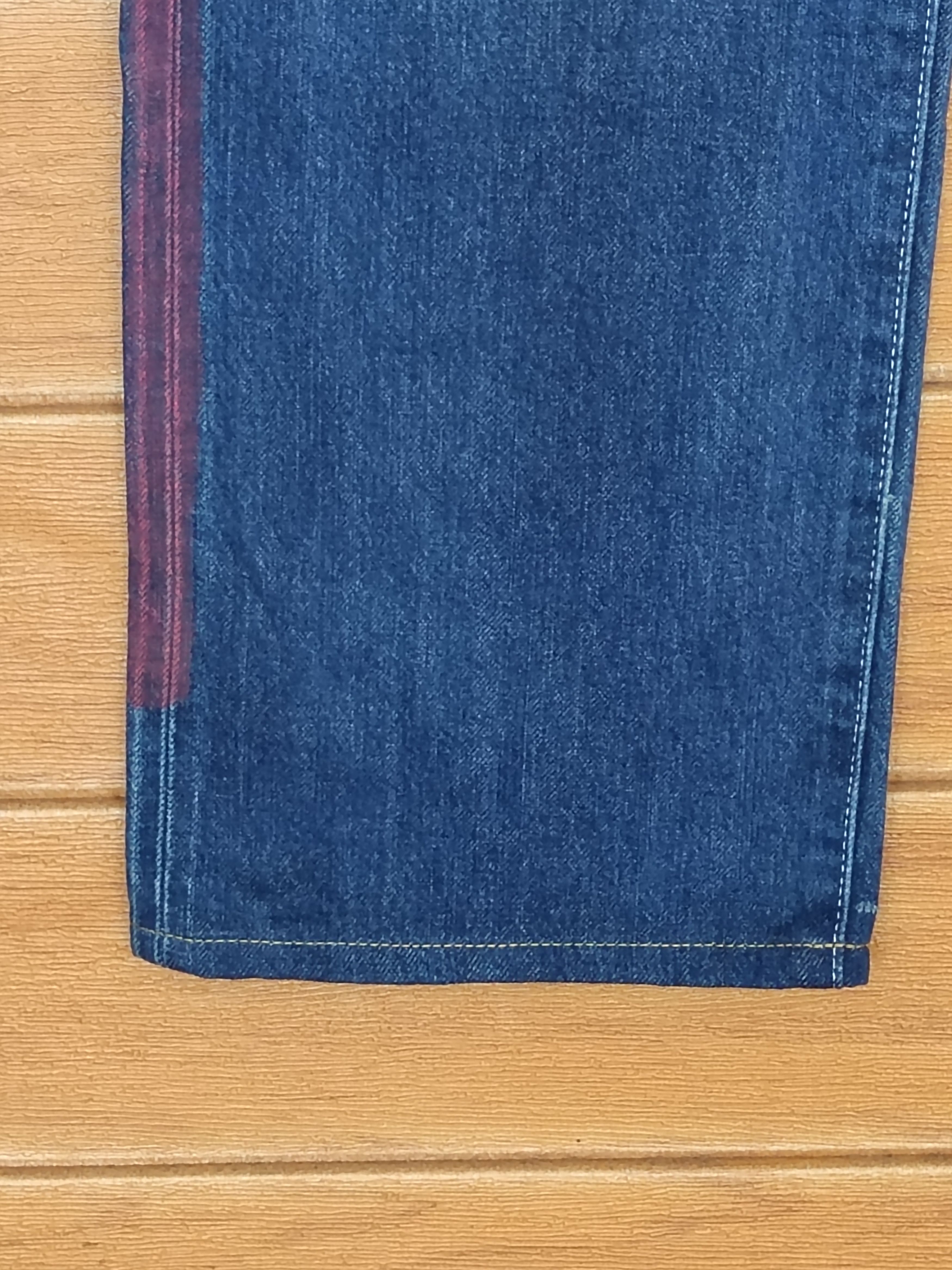 Vintage Kunna Japan Hand Painting Art Selvedged Denim Jeans Size US 33 - 7 Thumbnail