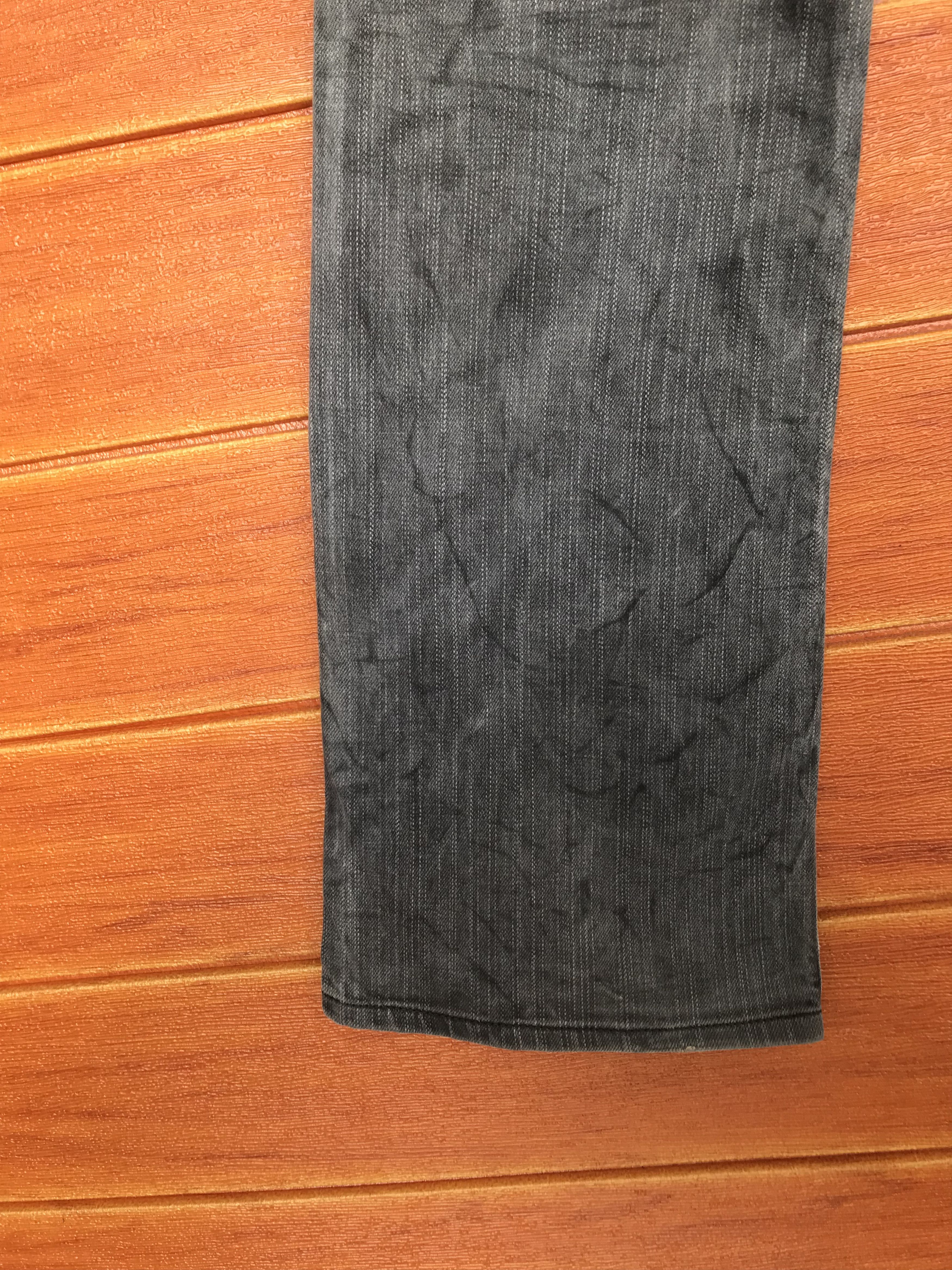 Nicole Club Nicole Club Japan Waxed Charcoal Bondage Waist Denim Pants Size US 31 - 8 Thumbnail