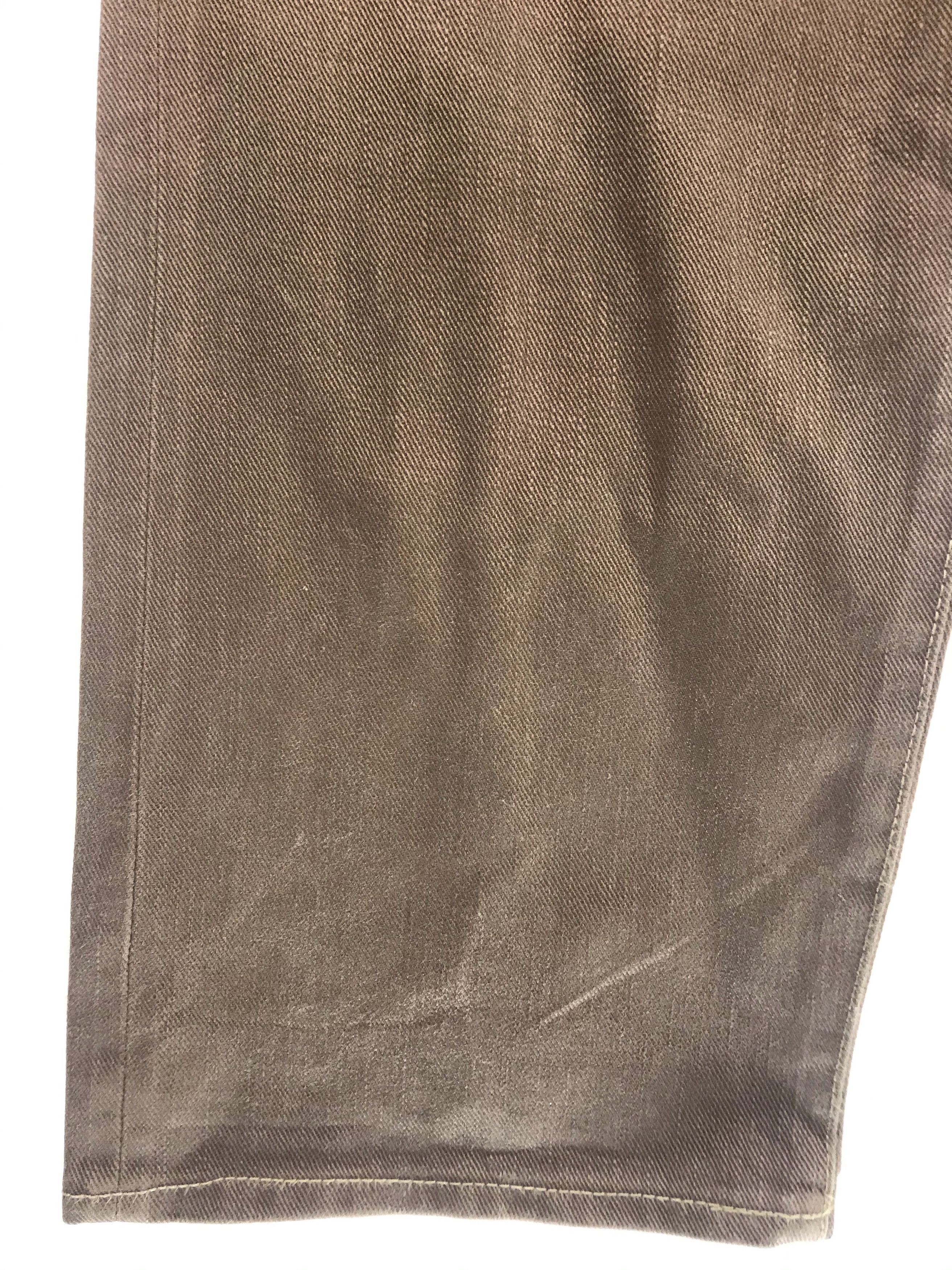 Comme des Garcons × Undercover MADHECTIC Buckle back Drop Crotch Denim Jeans Size US 34 / EU 50 - 5 Thumbnail