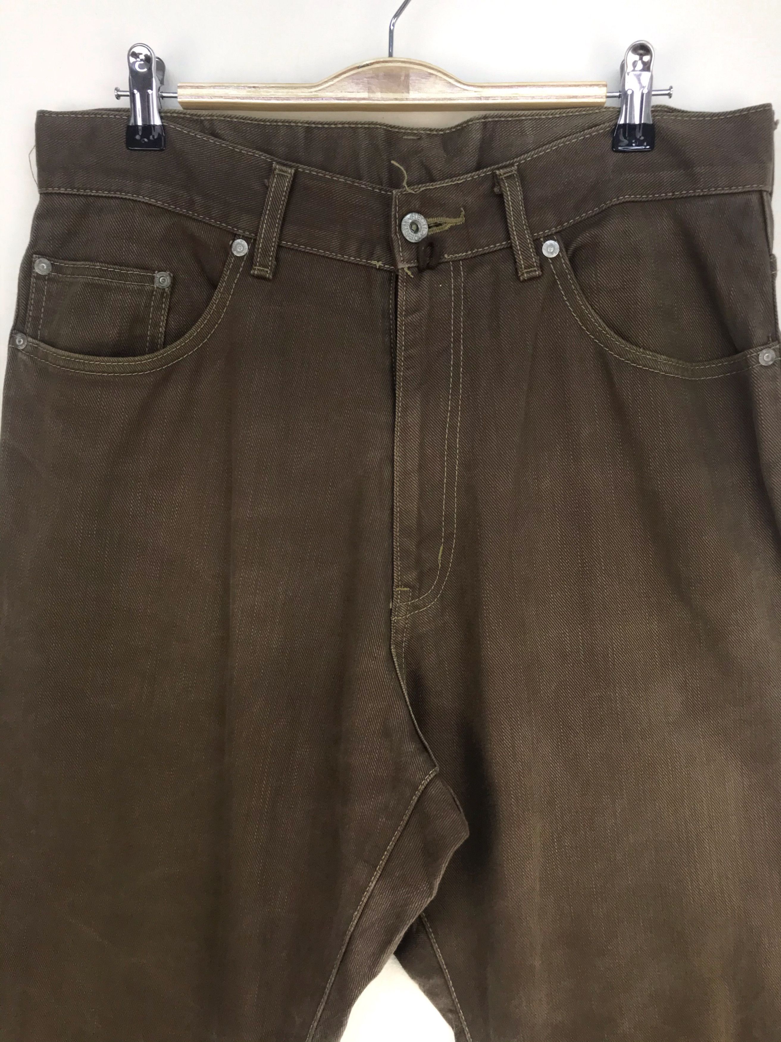 Comme des Garcons × Undercover MADHECTIC Buckle back Drop Crotch Denim Jeans Size US 34 / EU 50 - 3 Thumbnail