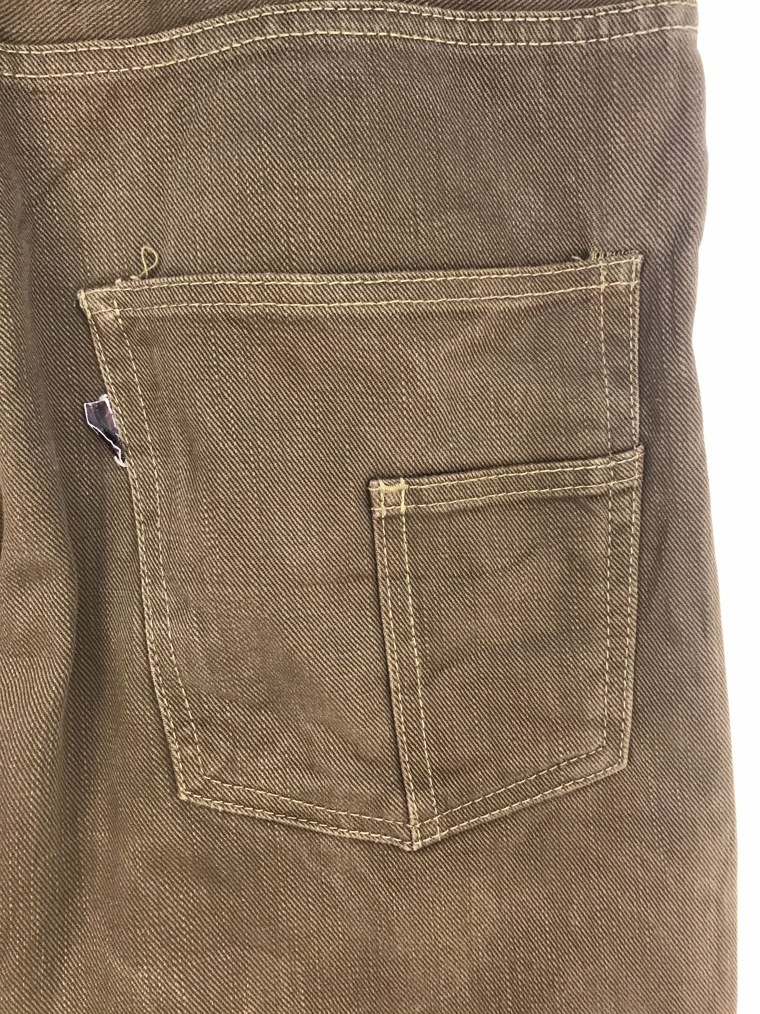 Comme des Garcons × Undercover MADHECTIC Buckle back Drop Crotch Denim Jeans Size US 34 / EU 50 - 8 Thumbnail