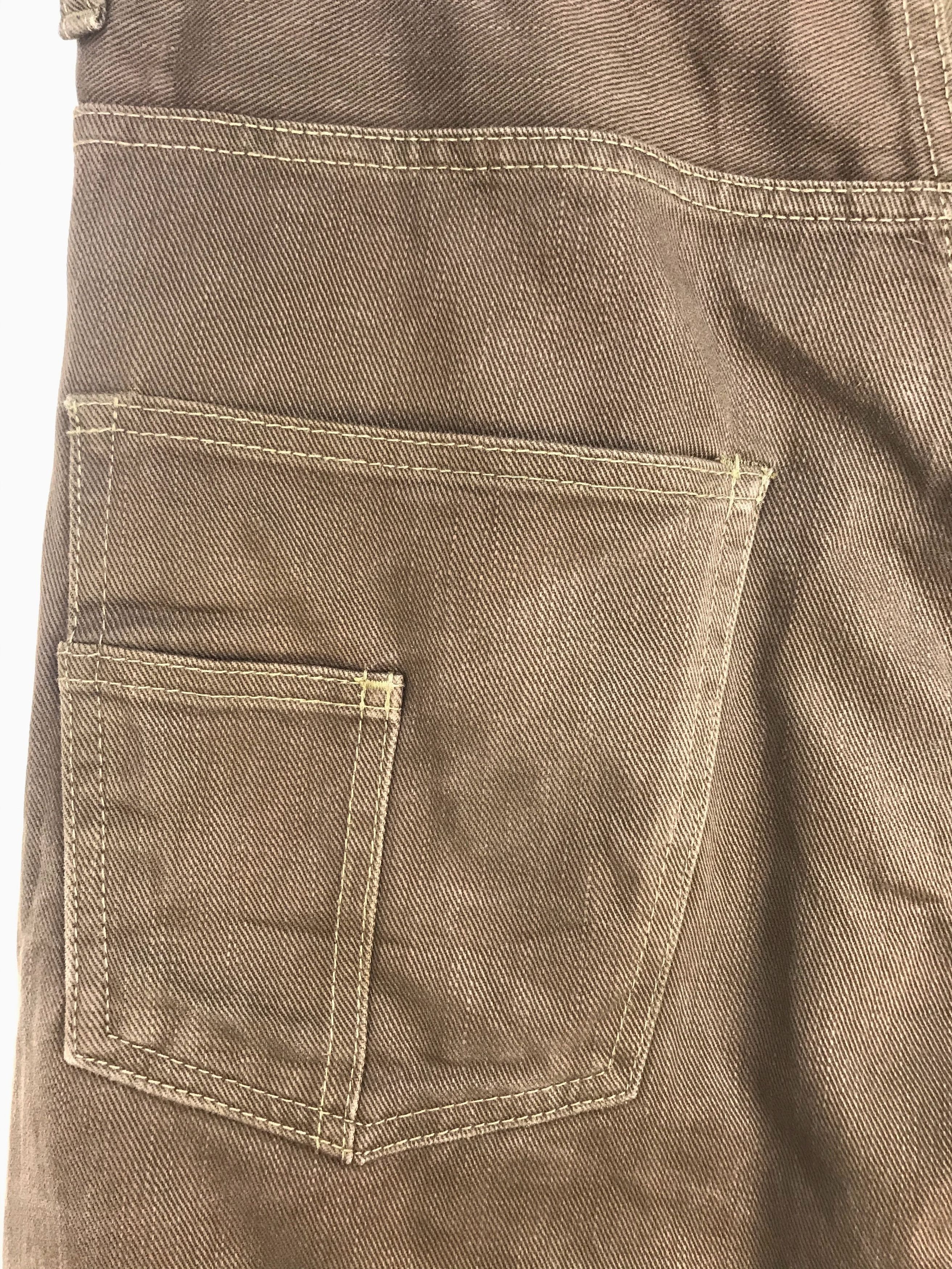 Comme des Garcons × Undercover MADHECTIC Buckle back Drop Crotch Denim Jeans Size US 34 / EU 50 - 9 Thumbnail