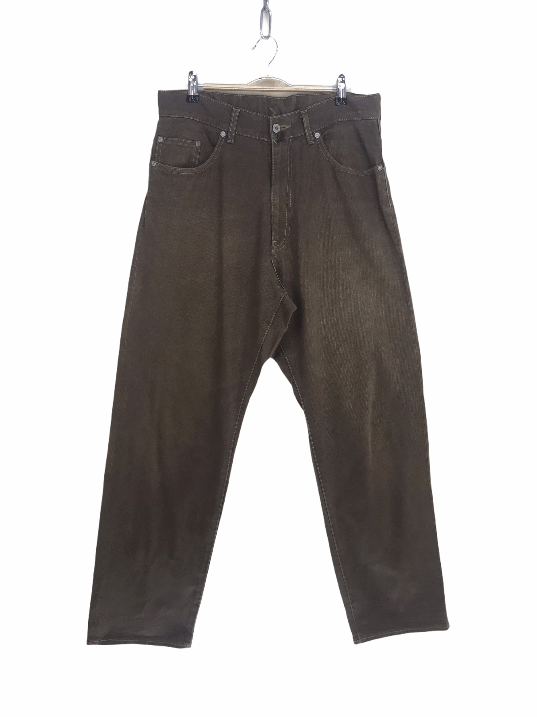 Comme des Garcons × Undercover MADHECTIC Buckle back Drop Crotch Denim Jeans Size US 34 / EU 50 - 2 Thumbnail