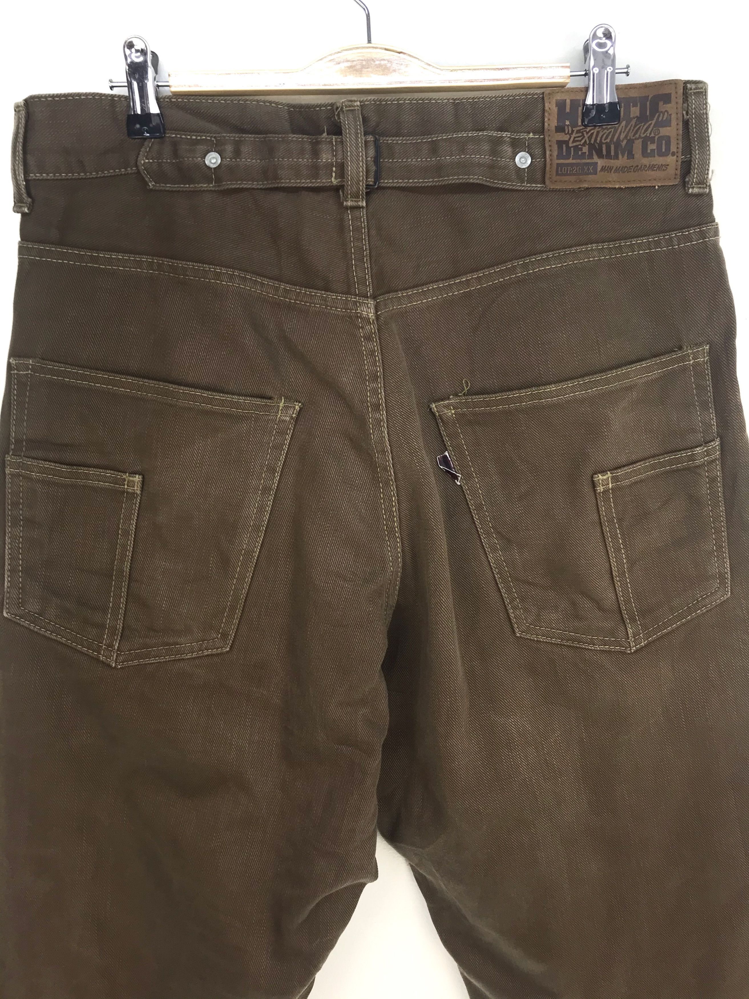 Comme des Garcons × Undercover MADHECTIC Buckle back Drop Crotch Denim Jeans Size US 34 / EU 50 - 6 Thumbnail