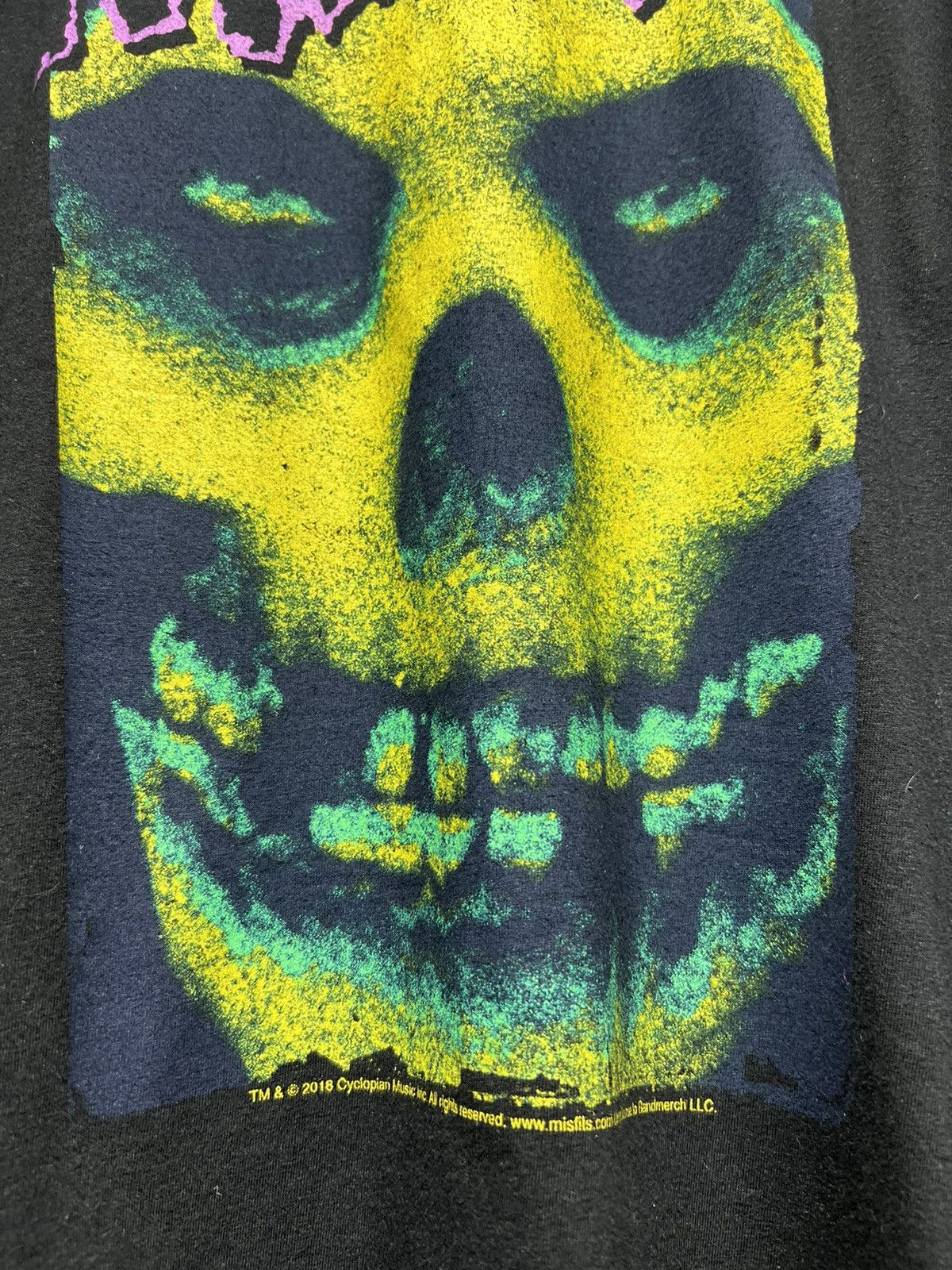 Band Tees Vintage Misfits Big Logo T-Shirt 00’s Size US L / EU 52-54 / 3 - 3 Thumbnail