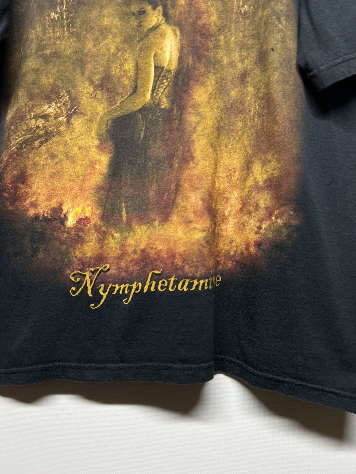 Band Tees Vintage Cradle Of Filth Nymphetamine T-Shirt 00’s Size US L / EU 52-54 / 3 - 4 Thumbnail