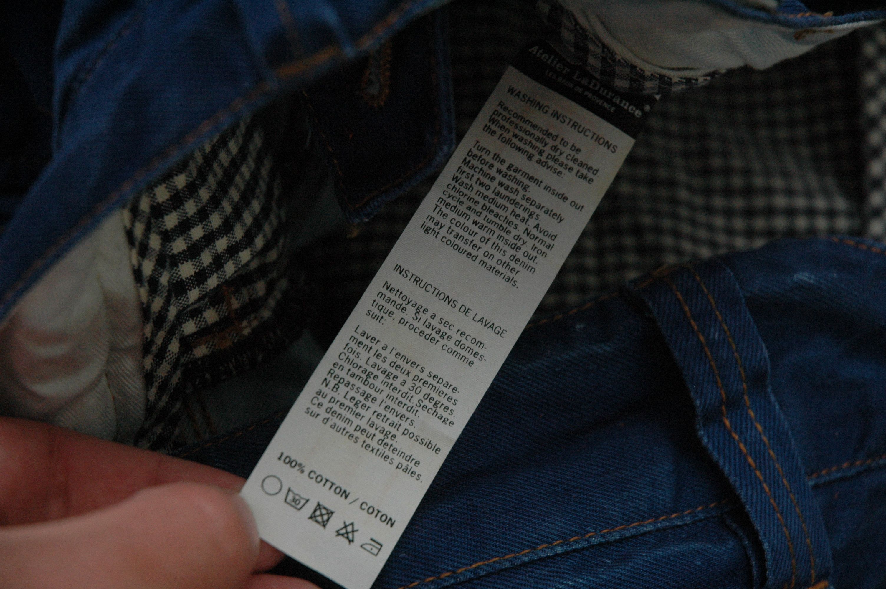 Atelier La Durance NWT Atelier La Durance 11oz Japan Denim Royston Chino Size US 31 - 16 Thumbnail