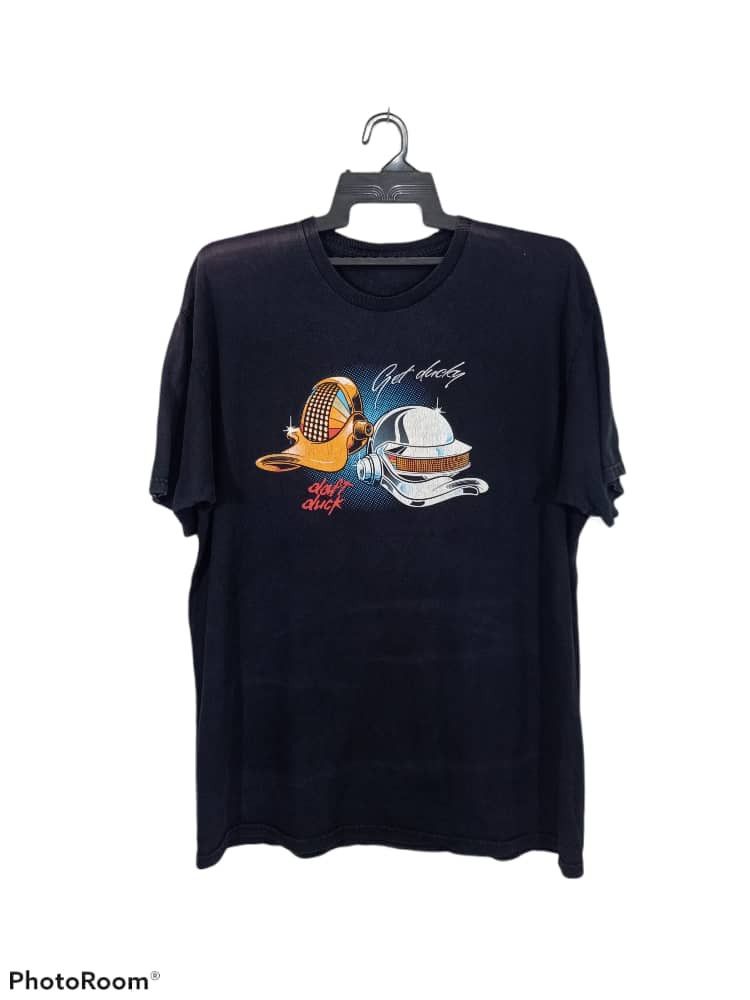 Band Tees × Disney Vtg DAFT PUNK x DUFFY DUCK Promo t shirts Size US XL / EU 56 / 4 - 1 Thumbnail