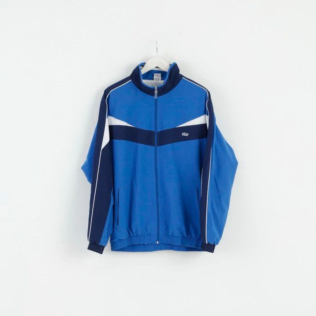 Vintage Etirel Mens 52 L Jacket Blue Full Zipper Bomber Retro 0445 Size US L / EU 52-54 / 3 - 2 Thumbnail