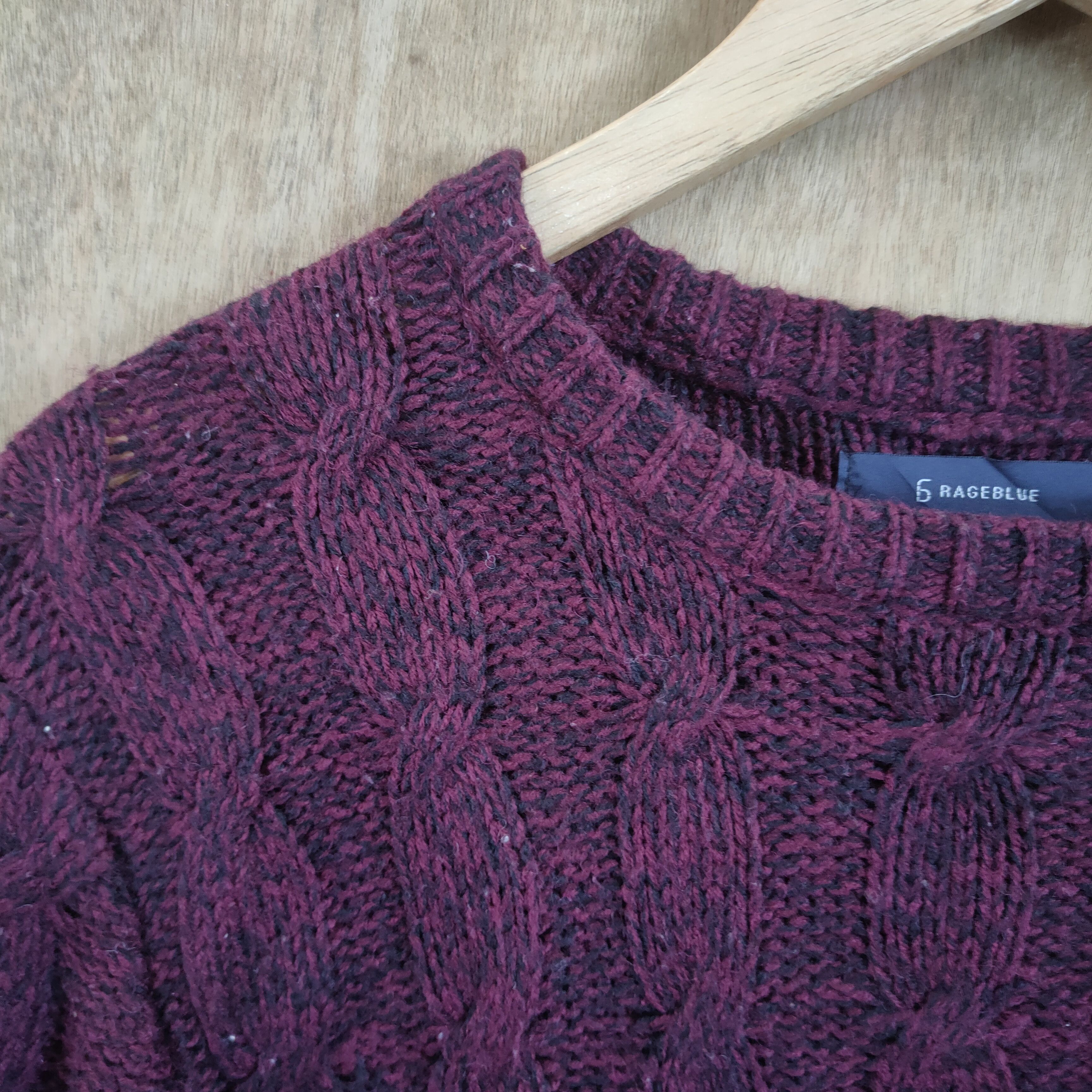 RAGEBLUE RAGEBLUE MARRON KNITWEAR Size US M / EU 48-50 / 2 - 4 Thumbnail