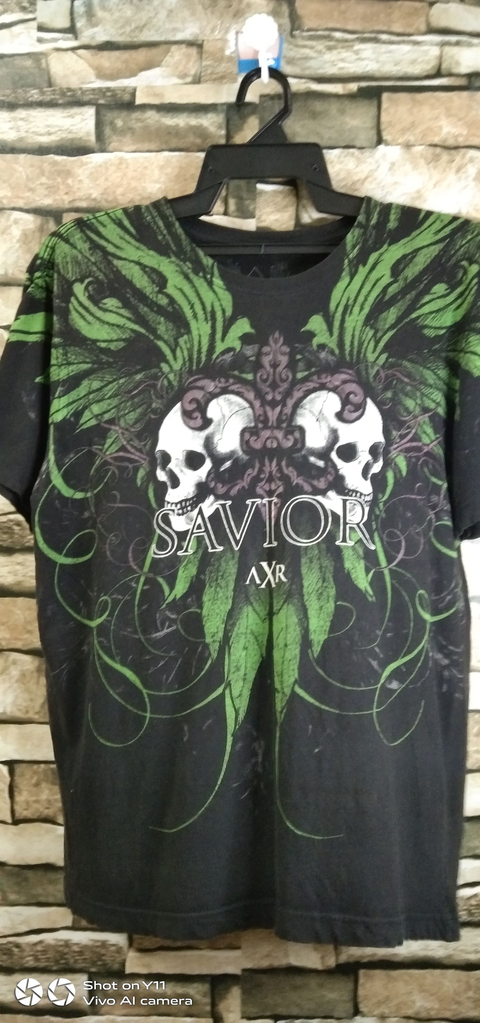 Japanese Brand SKULLS SAVIOR AXR UNLIMITED OVER PRINT VERY RARE Size US M / EU 48-50 / 2 - 4 Thumbnail