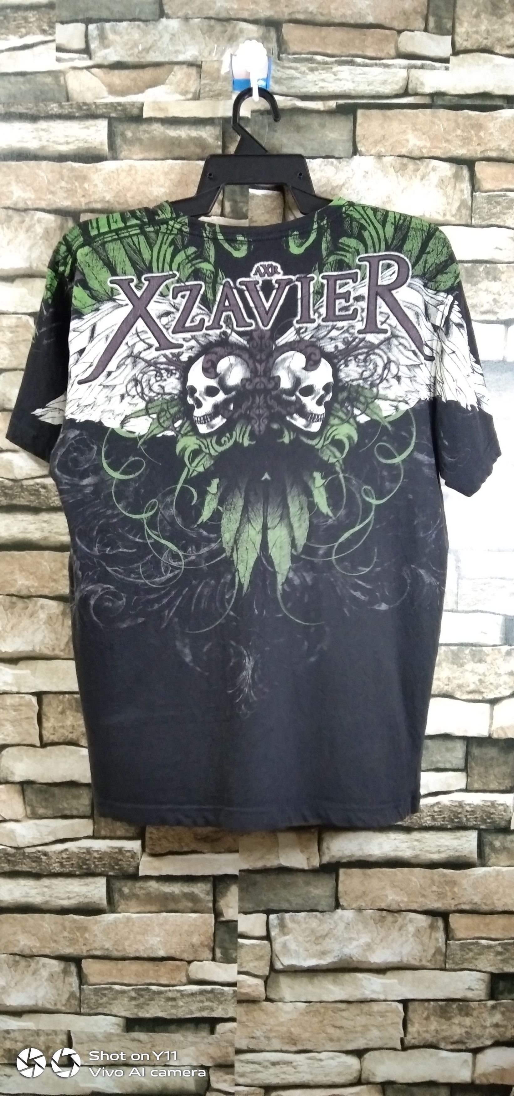 Japanese Brand SKULLS SAVIOR AXR UNLIMITED OVER PRINT VERY RARE Size US M / EU 48-50 / 2 - 2 Thumbnail