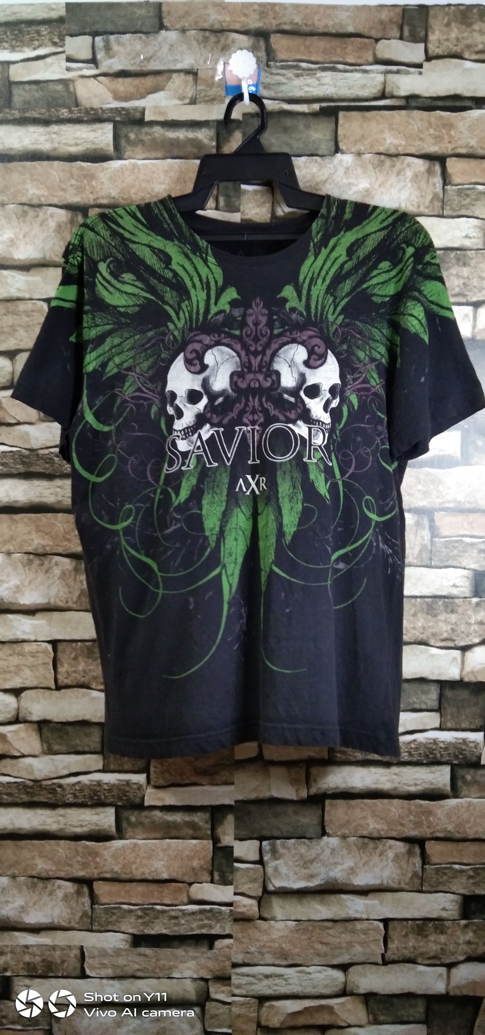 Japanese Brand SKULLS SAVIOR AXR UNLIMITED OVER PRINT VERY RARE Size US M / EU 48-50 / 2 - 1 Thumbnail