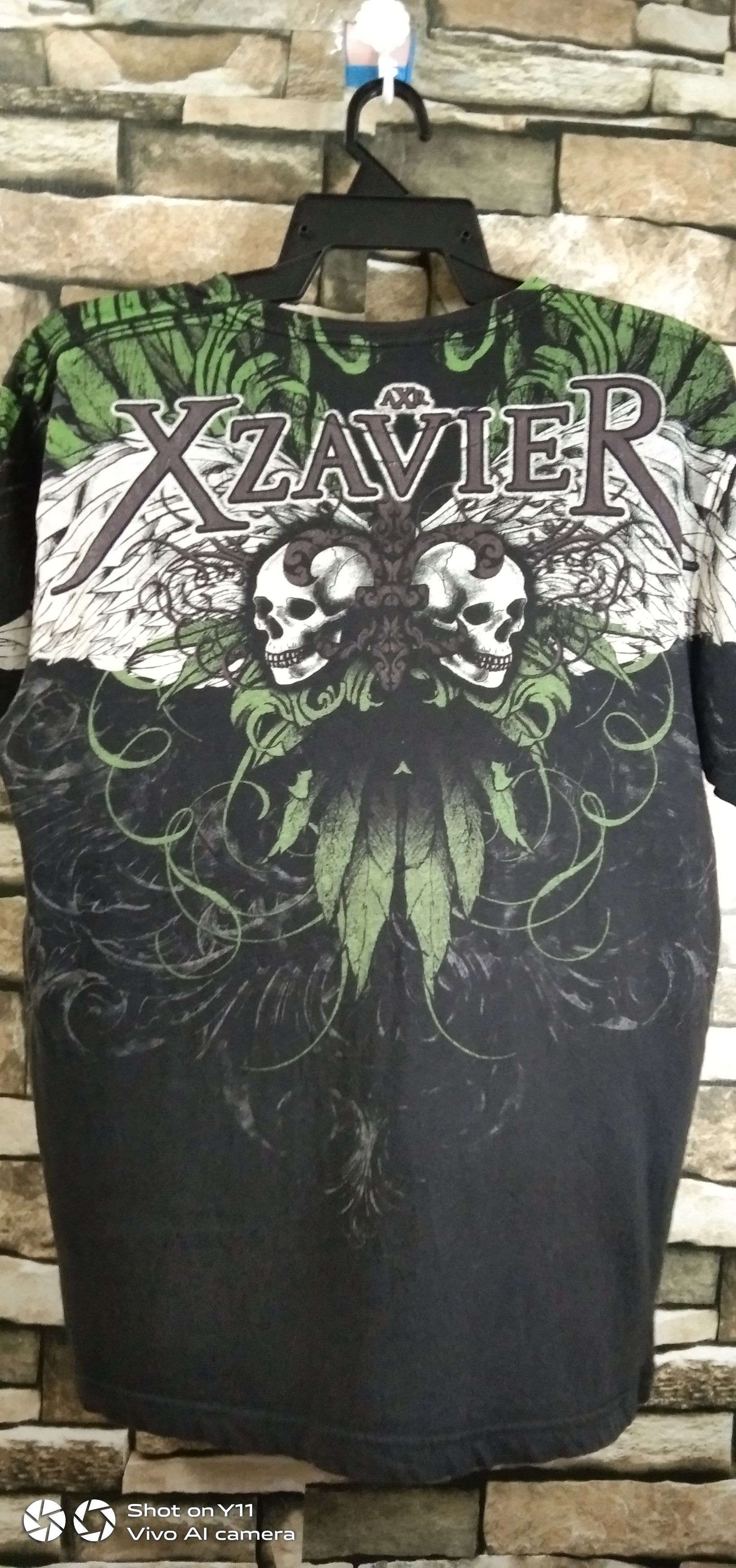 Japanese Brand SKULLS SAVIOR AXR UNLIMITED OVER PRINT VERY RARE Size US M / EU 48-50 / 2 - 3 Thumbnail