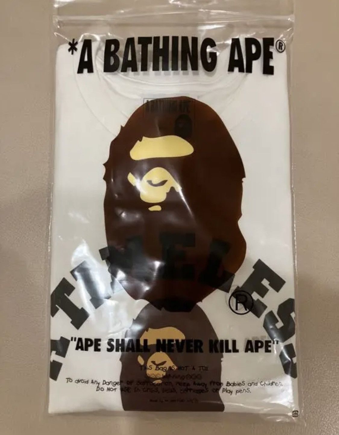 Bape BAPE X JJJJOUND COLLEGE TEE t-shirt Size US XL / EU 56 / 4 - 2 Thumbnail
