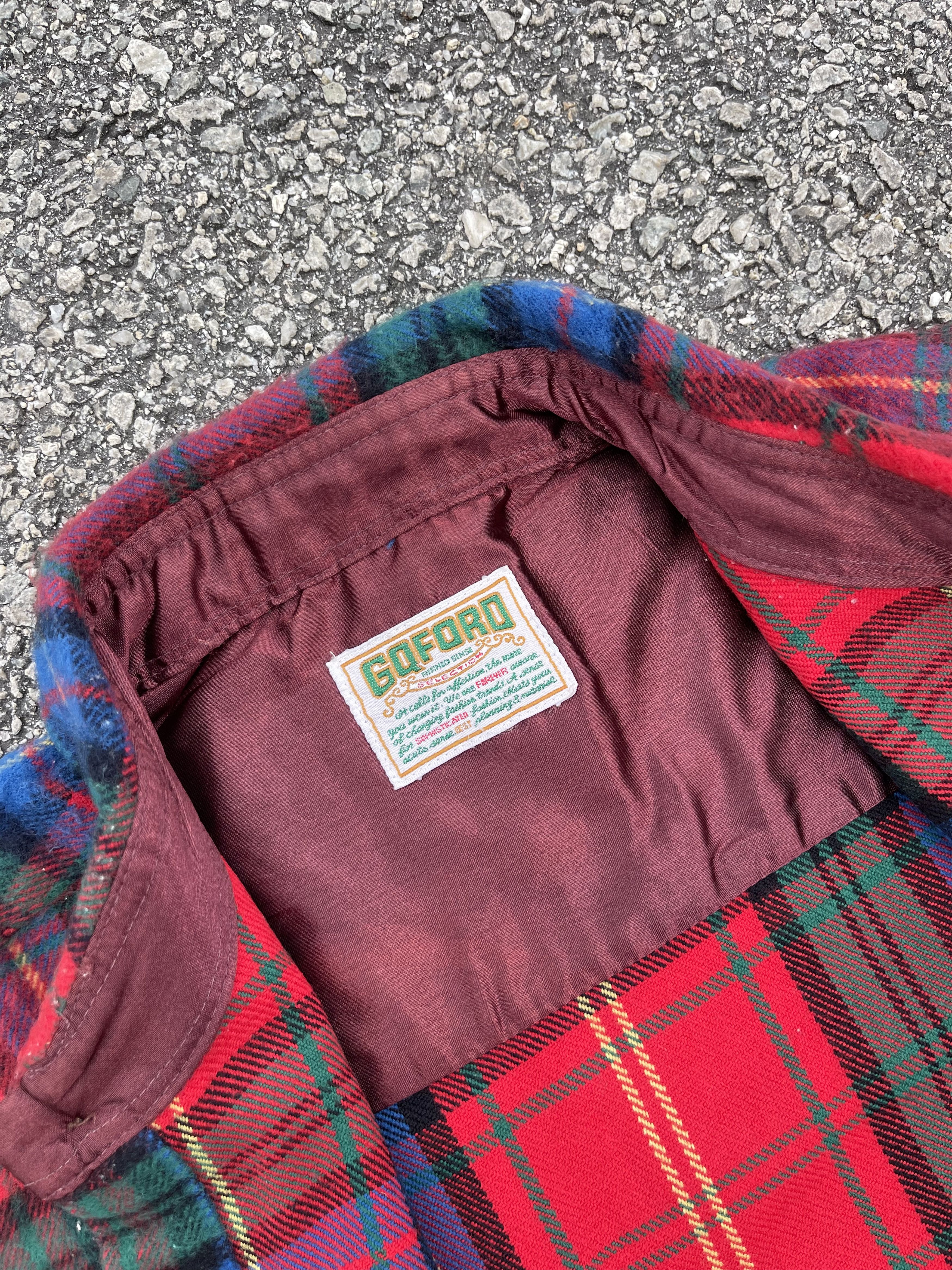 Flannel × Vintage Vtg Wool Flannel Shirt Size US XL / EU 56 / 4 - 5 Thumbnail