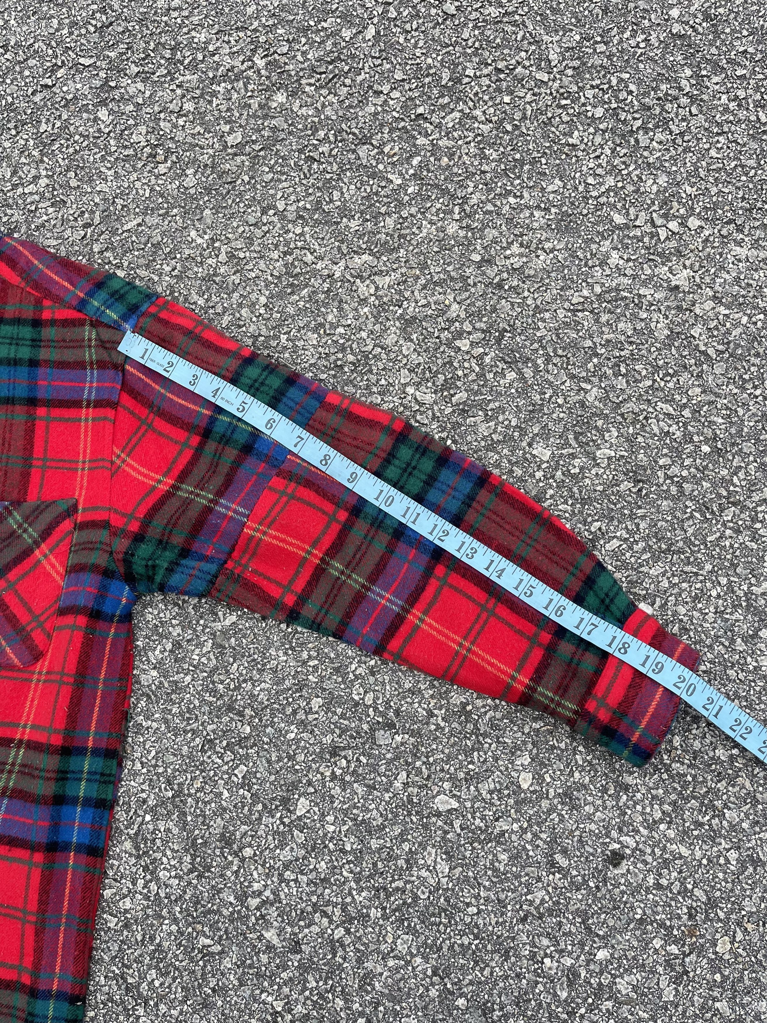 Flannel × Vintage Vtg Wool Flannel Shirt Size US XL / EU 56 / 4 - 9 Thumbnail