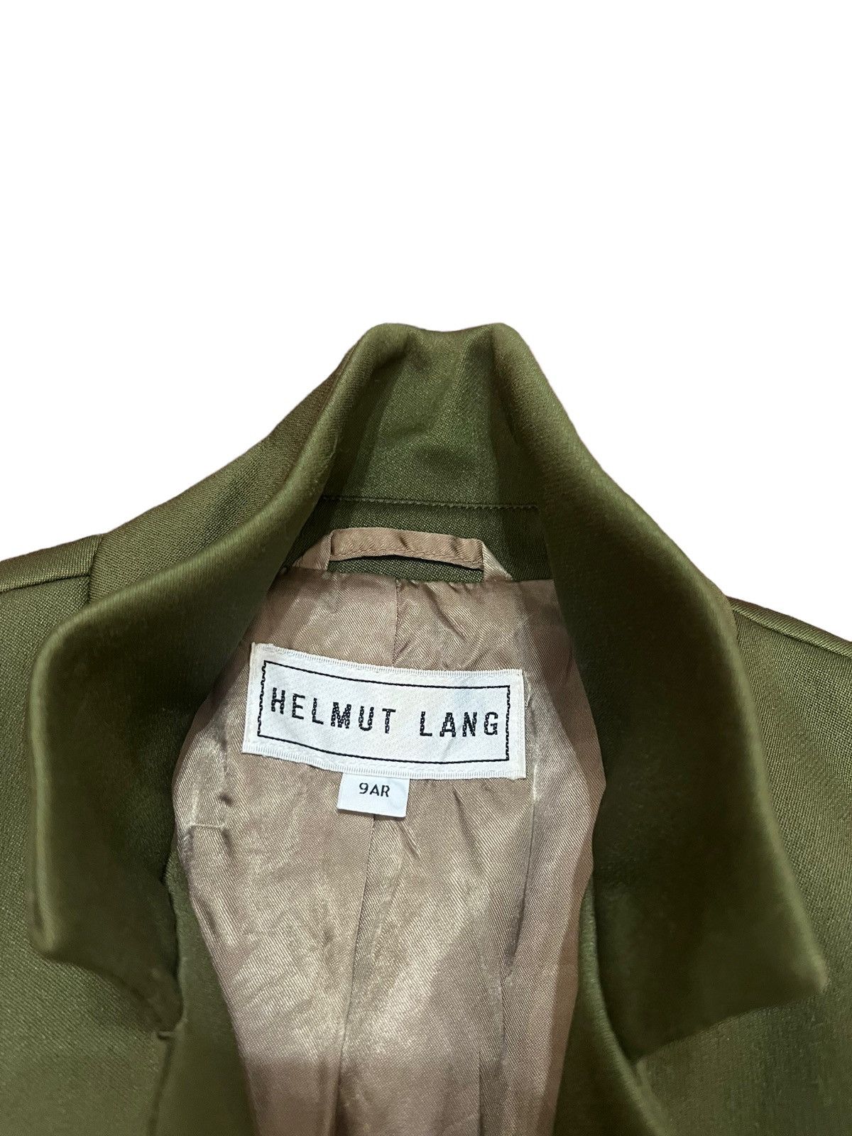 Helmut Lang Vintage Helmut Lang Green Nylon Jacket Blazer Size US M / EU 48-50 / 2 - 7 Thumbnail