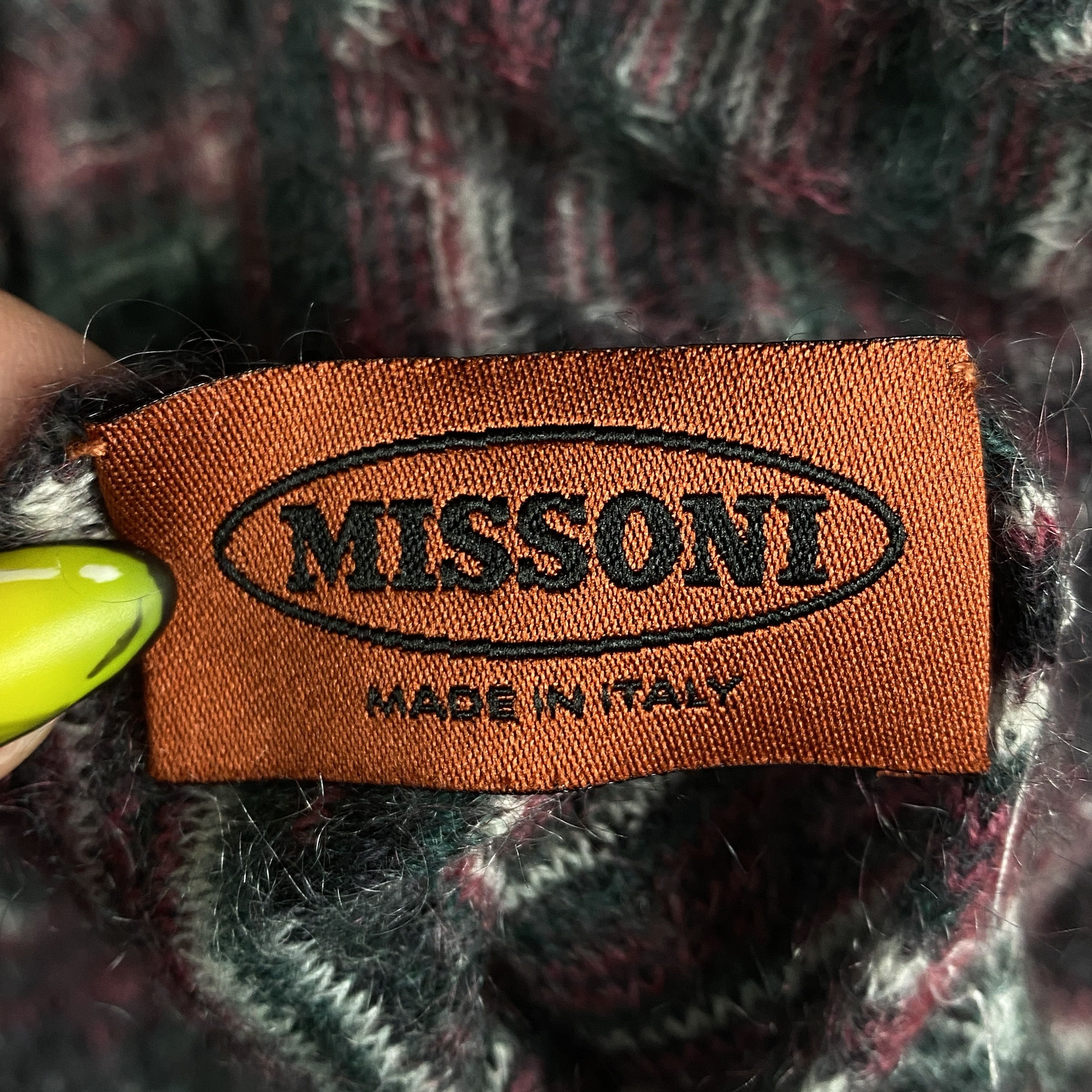 Missoni × Vintage Womens Scarf Missoni Vintage Size ONE SIZE - 4 Thumbnail