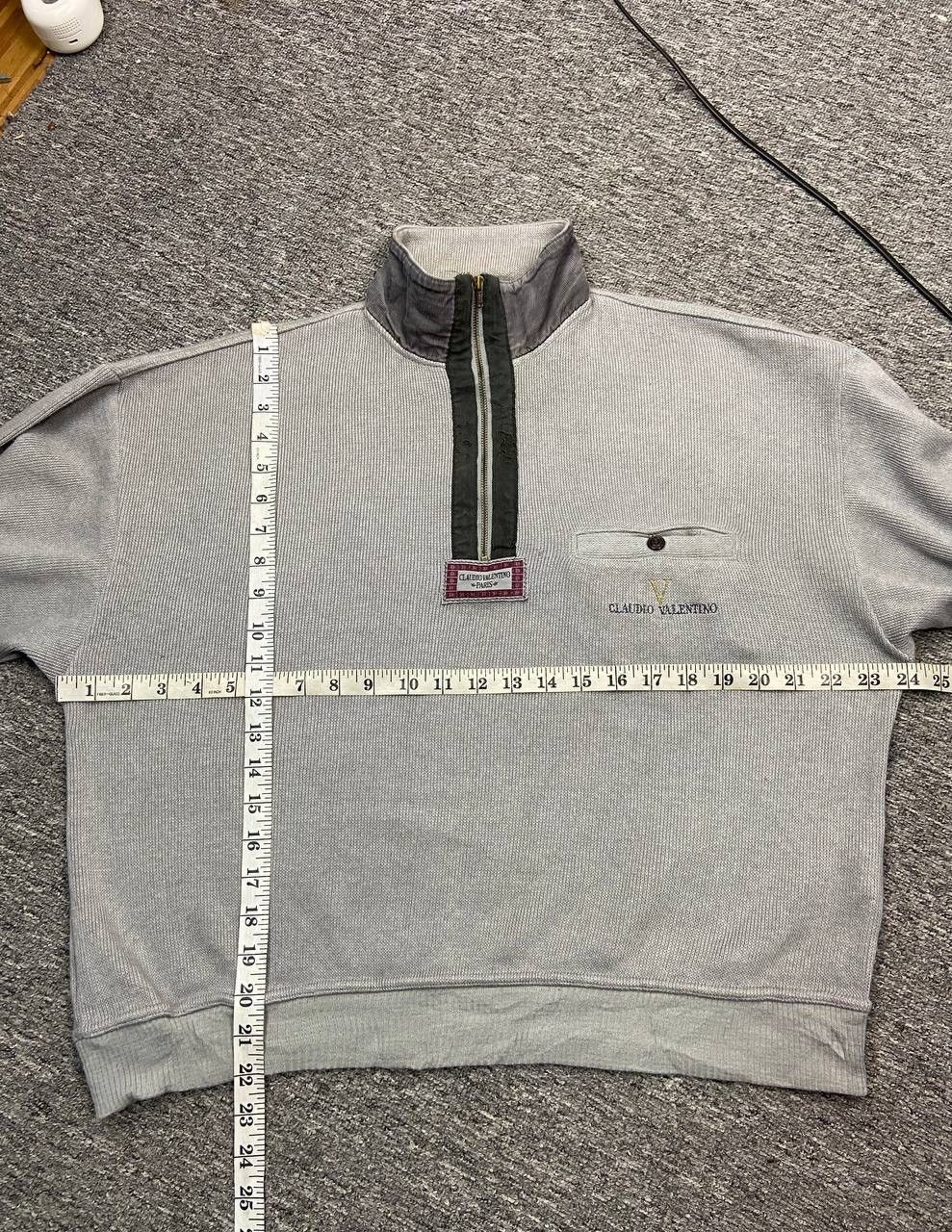 Designer × Valentino × Vintage Vintage claudio valentino pullover sweatshirt baggy boxy Size M / US 6-8 / IT 42-44 - 11 Thumbnail