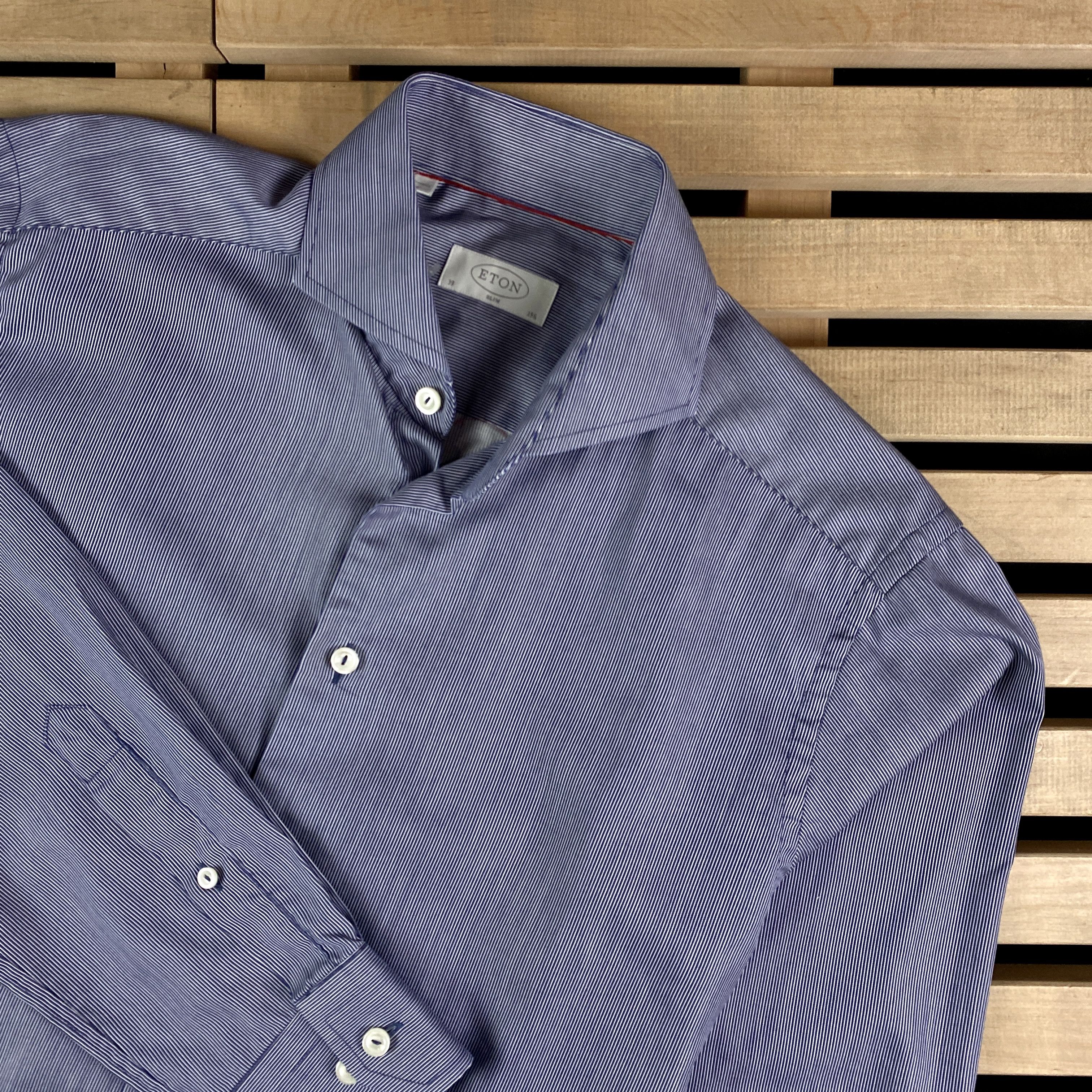 Eton Mens Shirt Long Sleeve Eton Size 39/15.5 Size US S / EU 44-46 / 1 - 2 Thumbnail