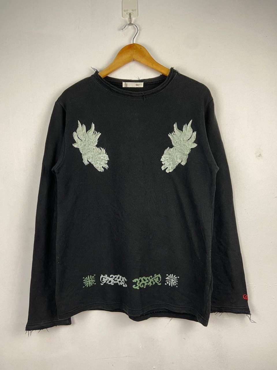 Japanese Brand Vintage sukajan Sweater Fujin Raijin Yokosuka Size US S / EU 44-46 / 1 - 1 Thumbnail