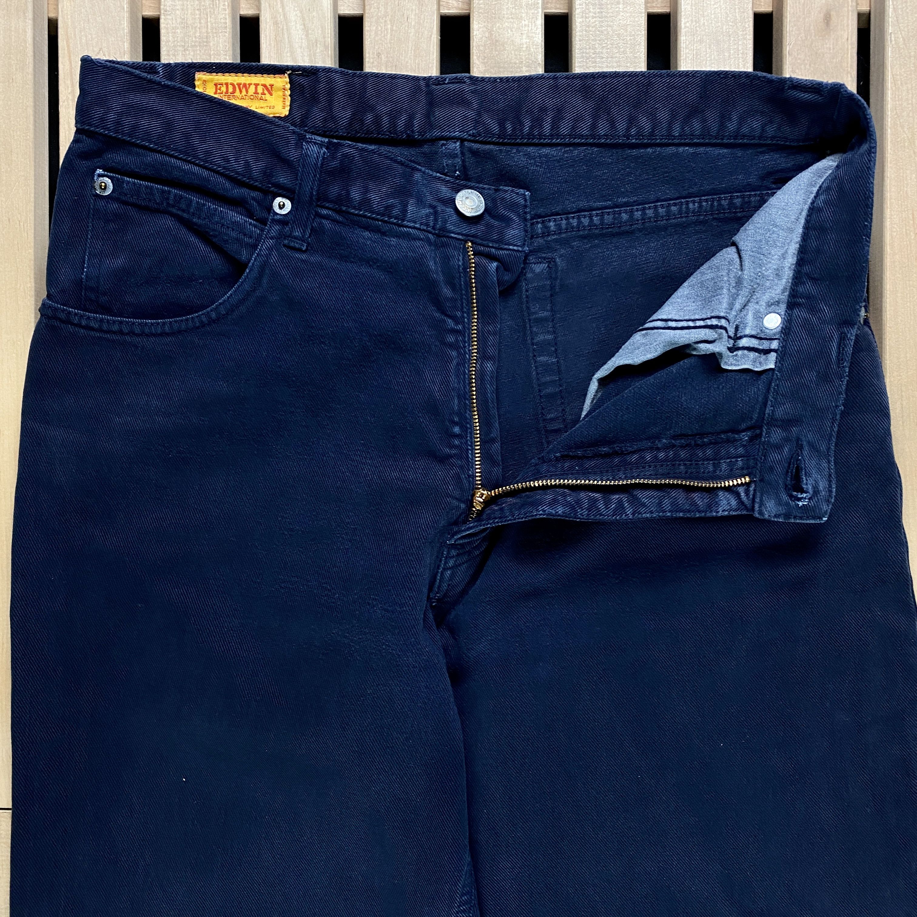 Edwin × Japanese Brand Mens Jeans Denim Edwin International Vintage Size 33 Size US 33 - 4 Thumbnail
