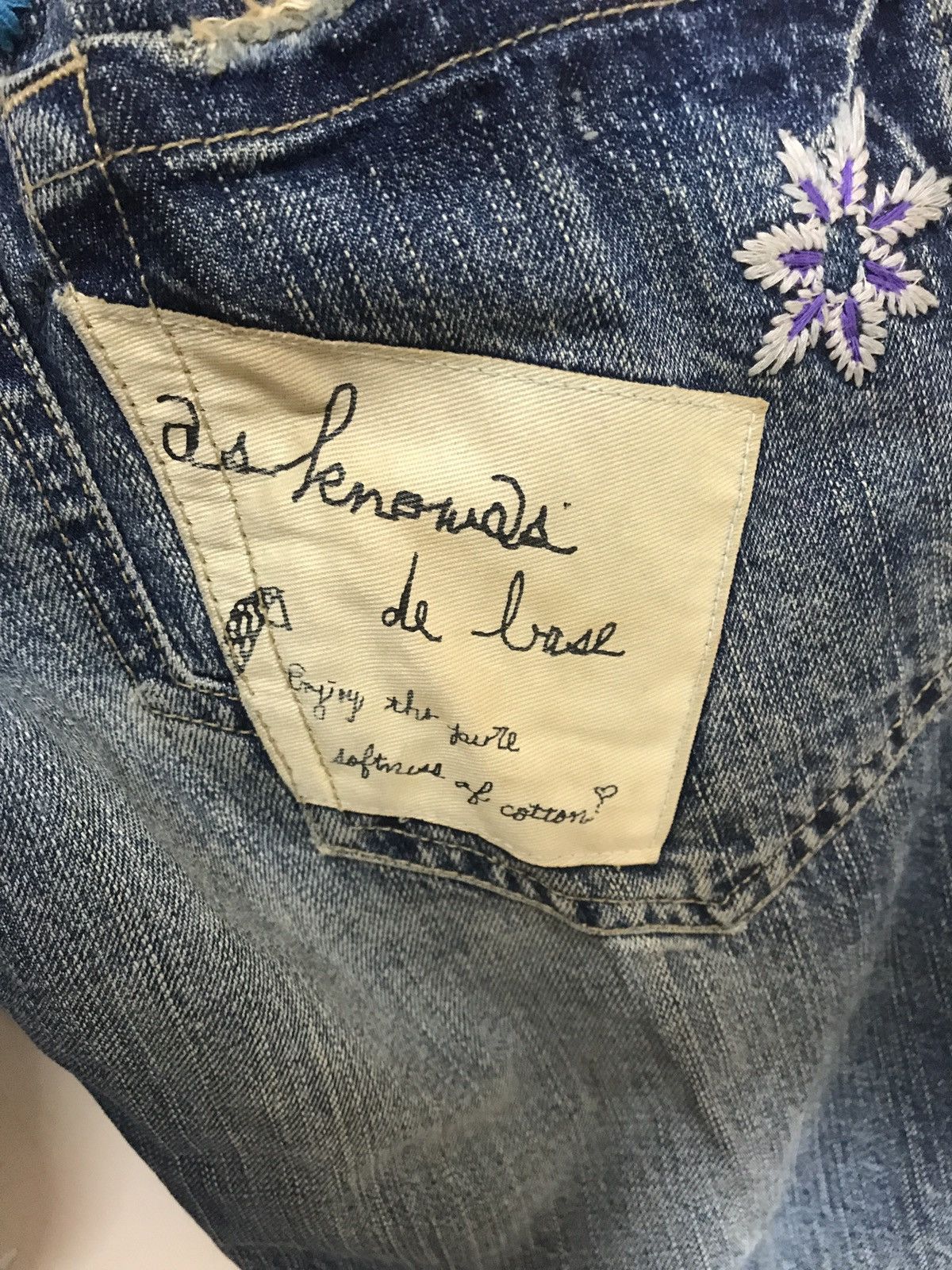 Japanese Brand JAPAN BRAND EMBROIDERED BY AS KNOW AS DE BASE SLIM FIT Size US 32 / EU 48 - 3 Thumbnail
