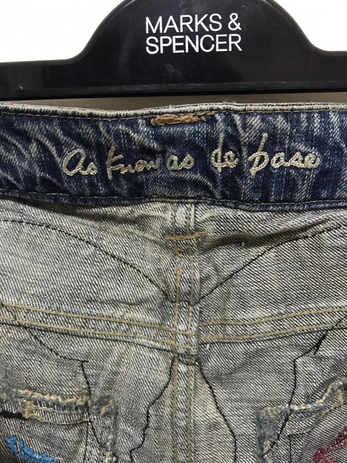 Japanese Brand JAPAN BRAND EMBROIDERED BY AS KNOW AS DE BASE SLIM FIT Size US 32 / EU 48 - 5 Thumbnail