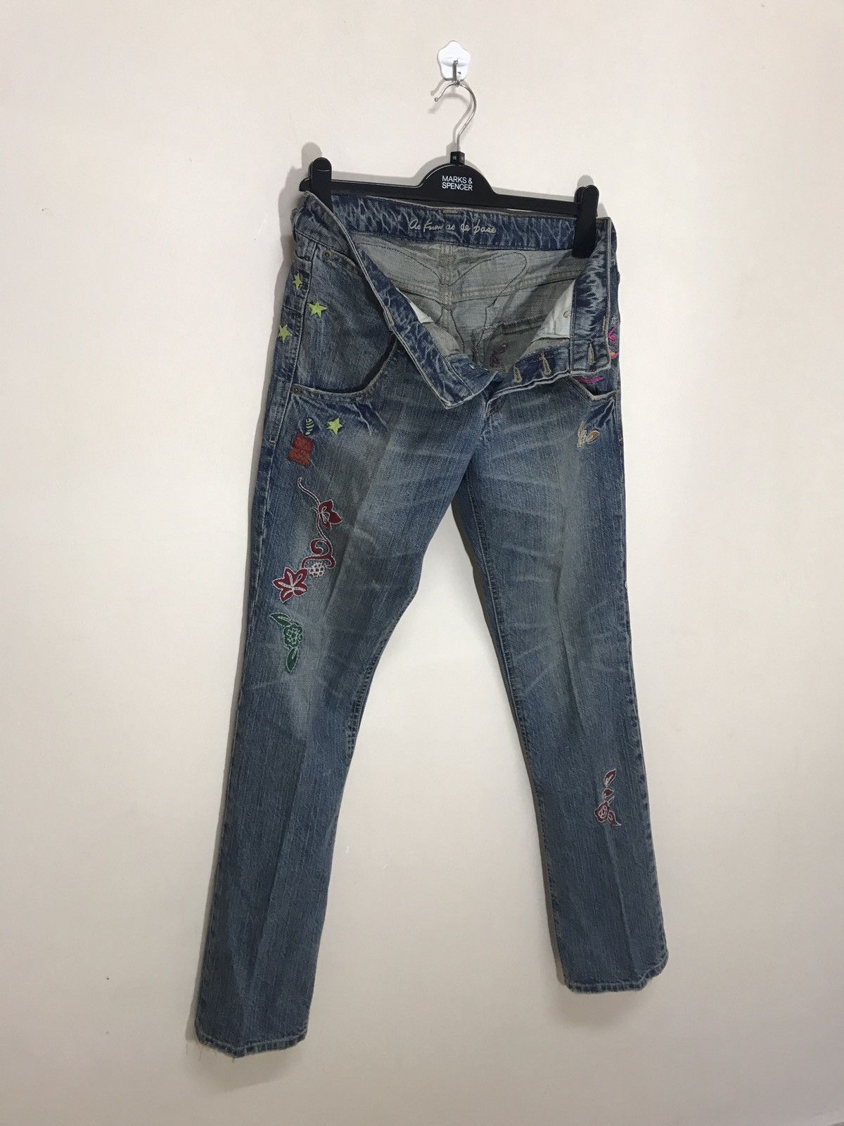 Japanese Brand JAPAN BRAND EMBROIDERED BY AS KNOW AS DE BASE SLIM FIT Size US 32 / EU 48 - 4 Thumbnail