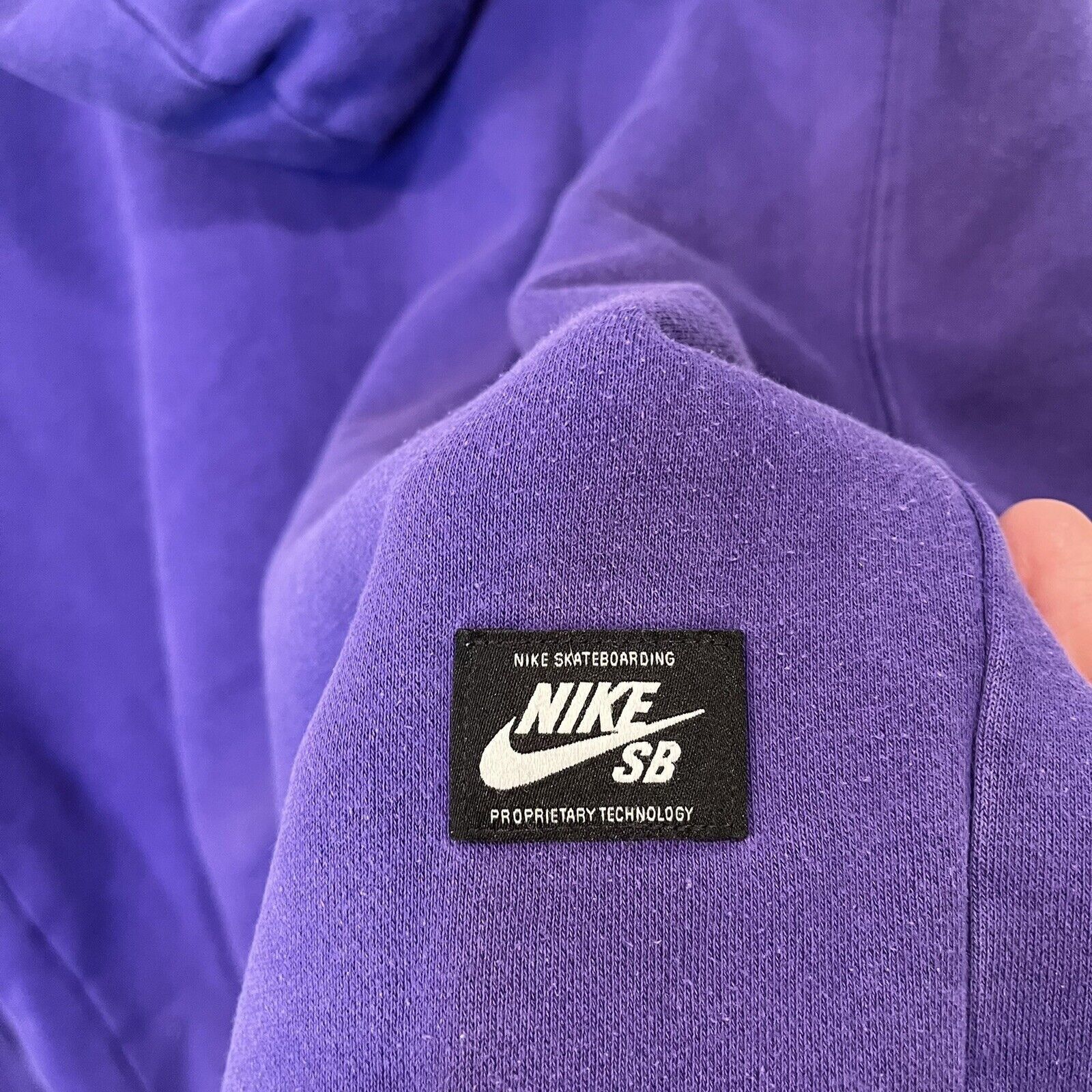 Nike Men's Nike SB Purple Hoodie Logo Spell Out Sweatshirt Size US M / EU 48-50 / 2 - 6 Preview