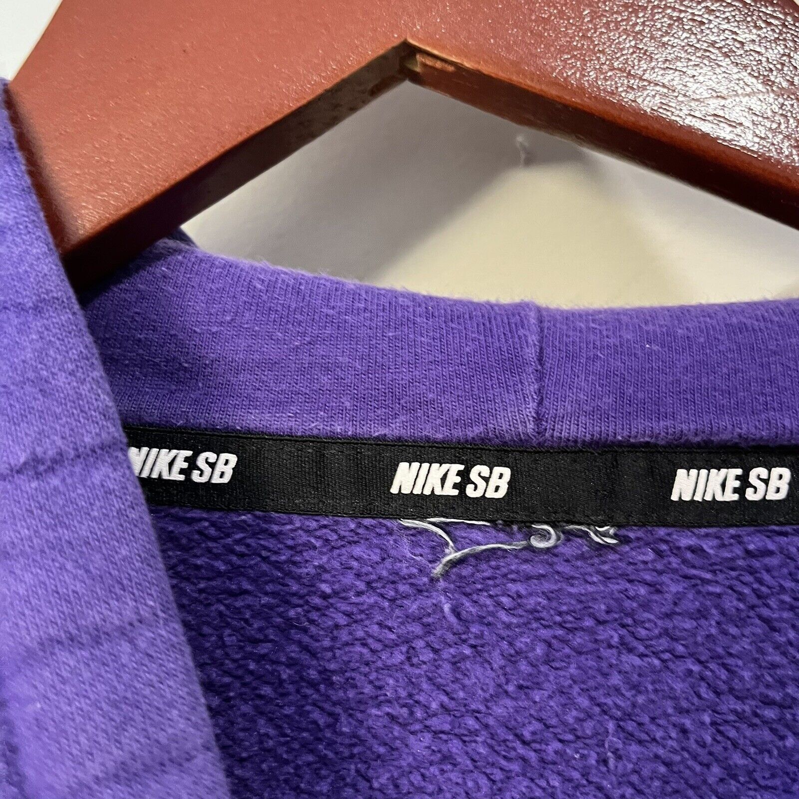 Nike Men's Nike SB Purple Hoodie Logo Spell Out Sweatshirt Size US M / EU 48-50 / 2 - 4 Thumbnail