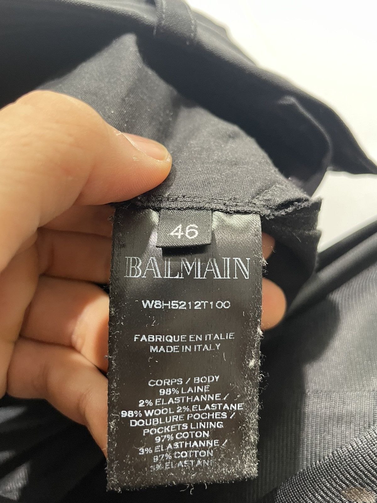 Balmain Balmain Zipper Slim Trousers Size US 30 / EU 46 - 9 Thumbnail