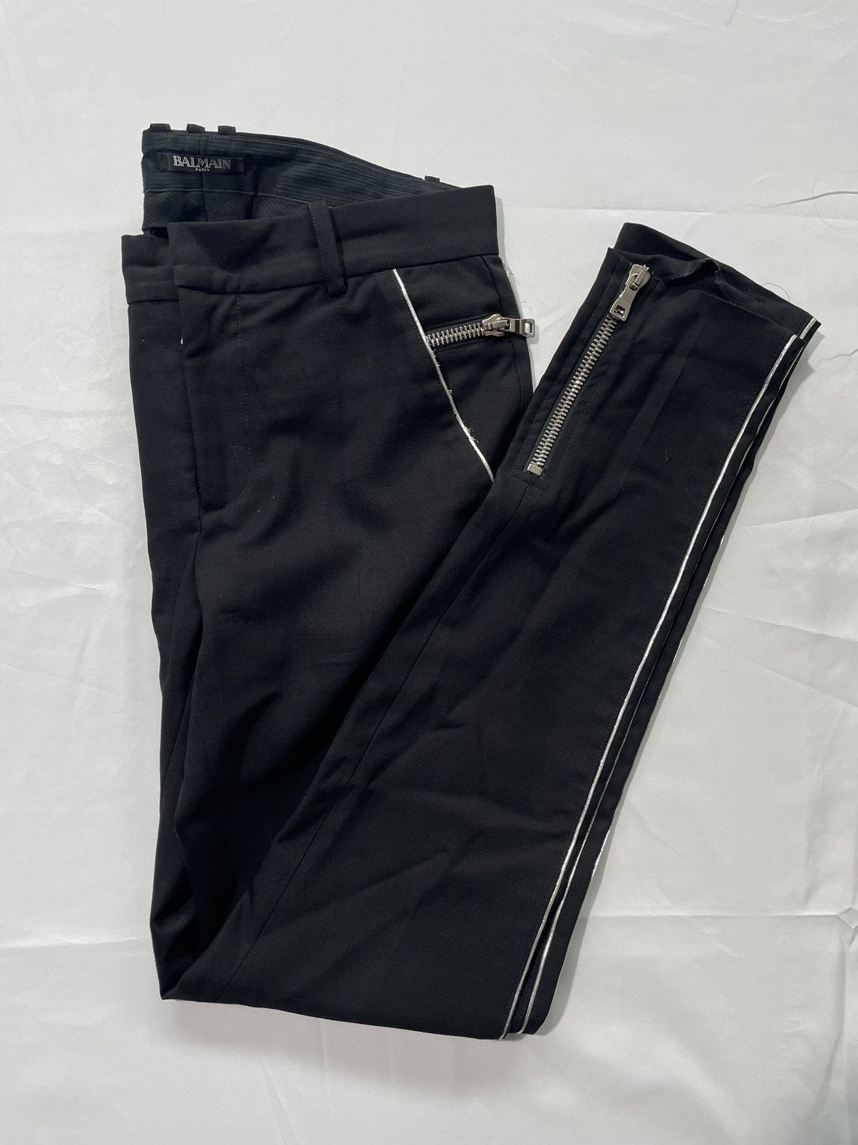 Balmain Balmain Zipper Slim Trousers Size US 30 / EU 46 - 5 Thumbnail
