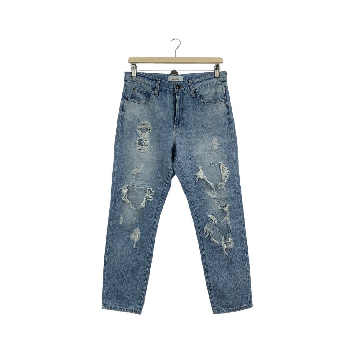 Rare!! LOWRYS FARM super Distressed denim pants