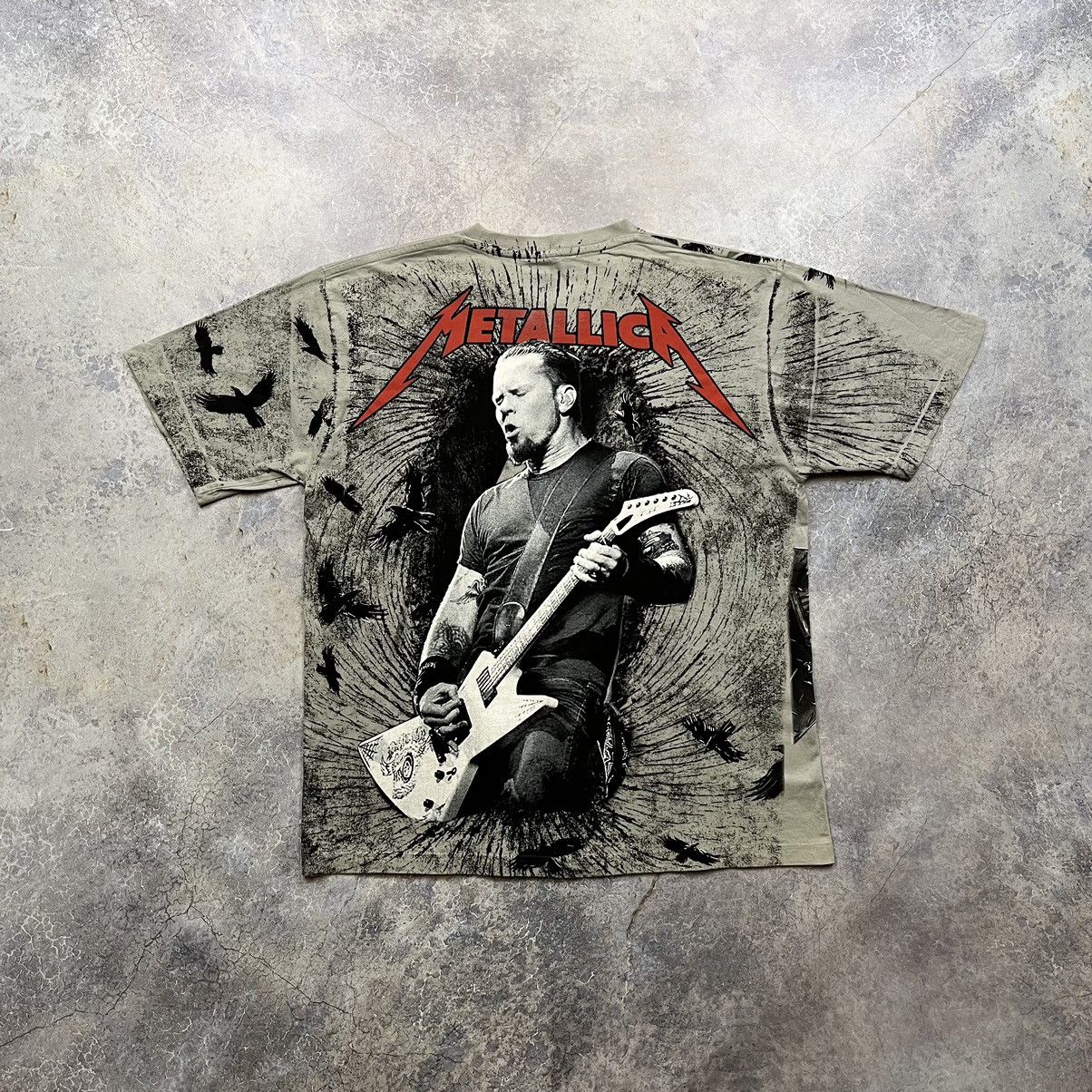 2000'S Hanes METALLICA Band T-Shirt, Men's Size L cotton black type Vintage Second Hand main image 1