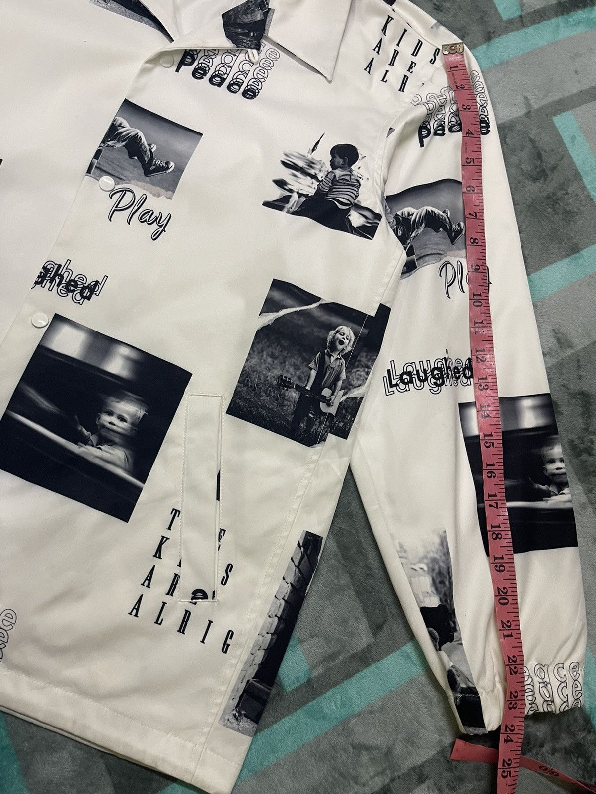 GOSTAR DE FUGA × Vintage VINTAGE GOSTAR DE FUGA PHOTO KIDS DESIGN JACKET Size US L / EU 52-54 / 3 - 19 Thumbnail