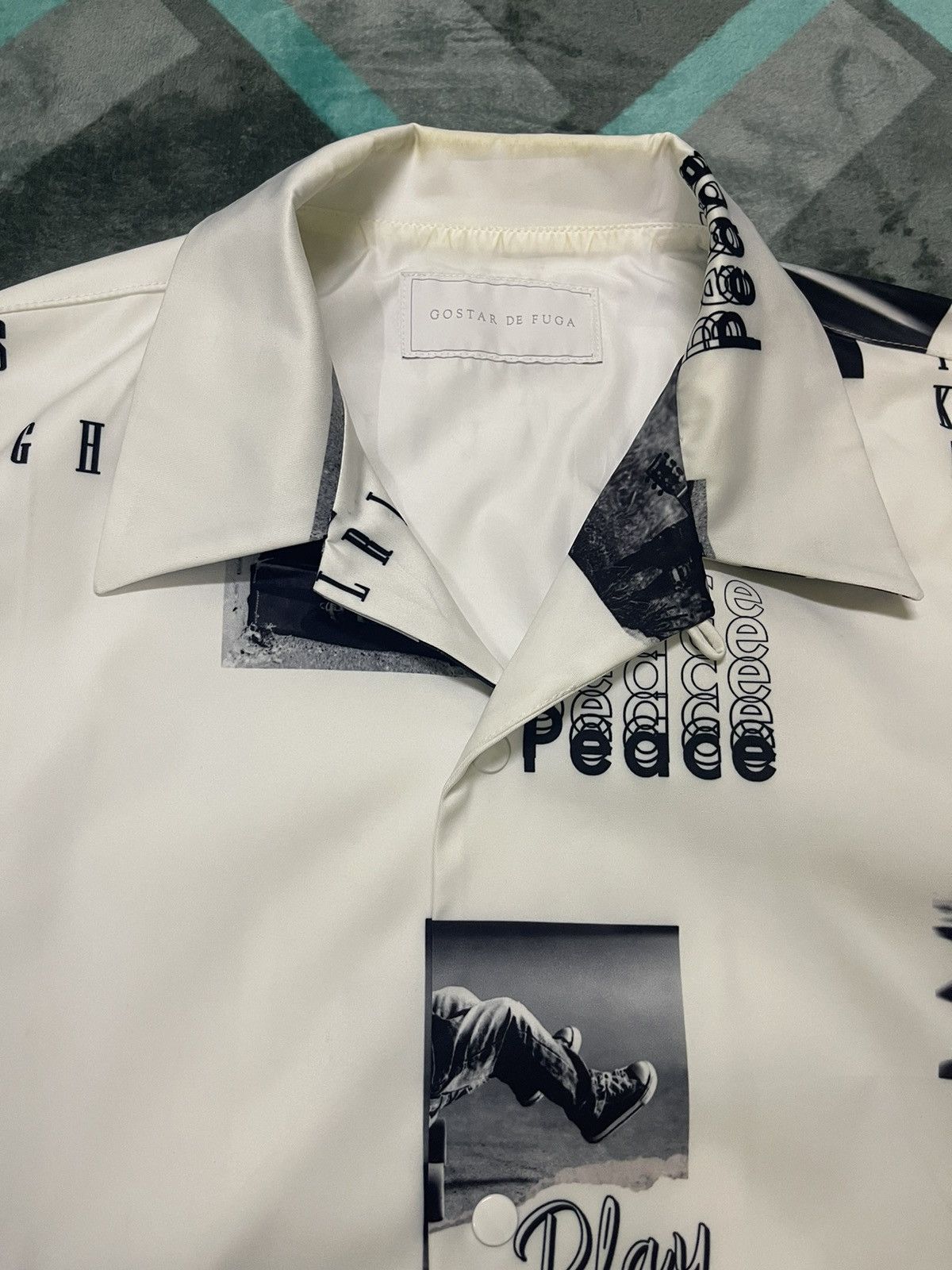 GOSTAR DE FUGA × Vintage VINTAGE GOSTAR DE FUGA PHOTO KIDS DESIGN JACKET Size US L / EU 52-54 / 3 - 9 Thumbnail