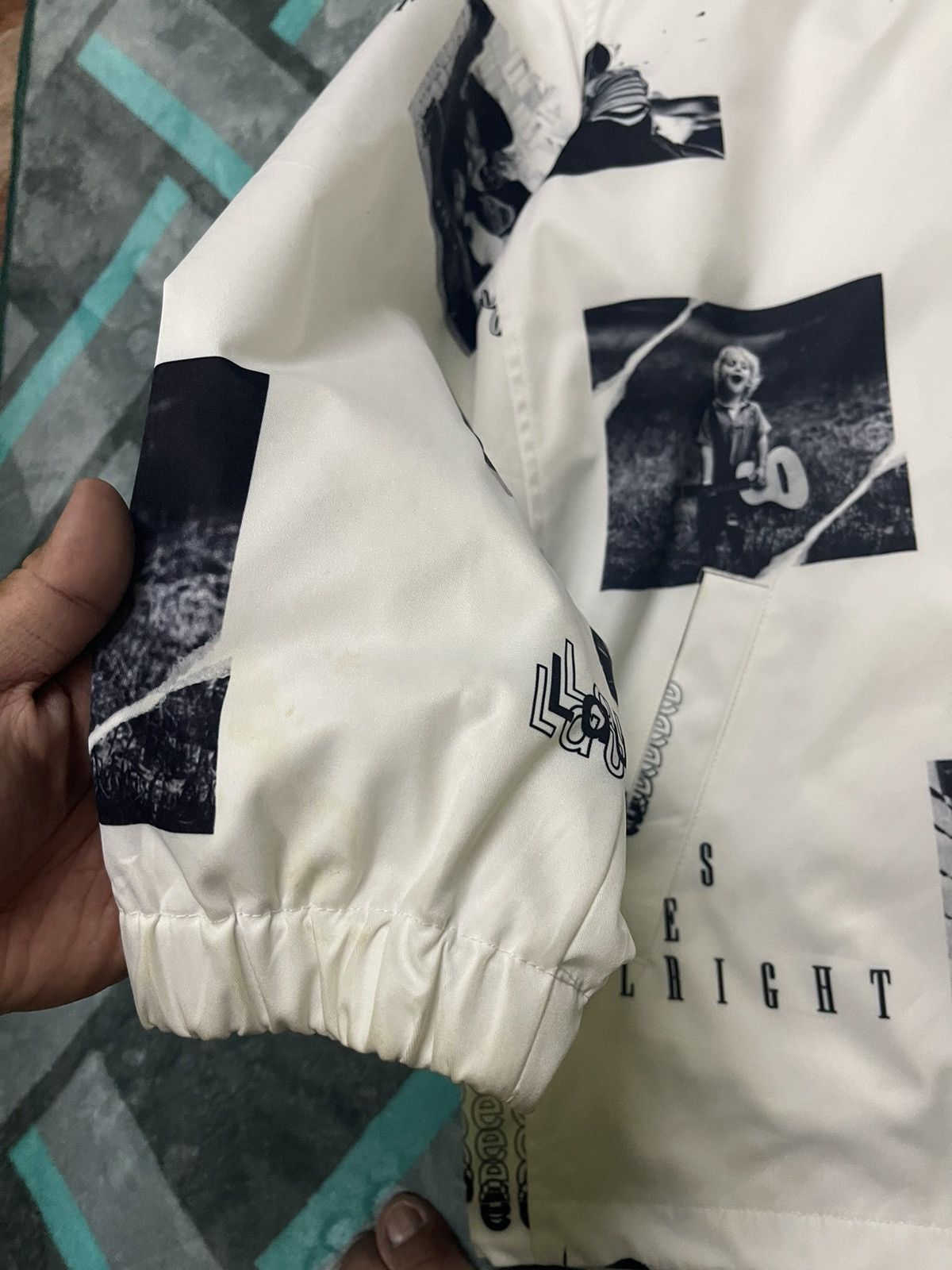 GOSTAR DE FUGA × Vintage VINTAGE GOSTAR DE FUGA PHOTO KIDS DESIGN JACKET Size US L / EU 52-54 / 3 - 10 Thumbnail