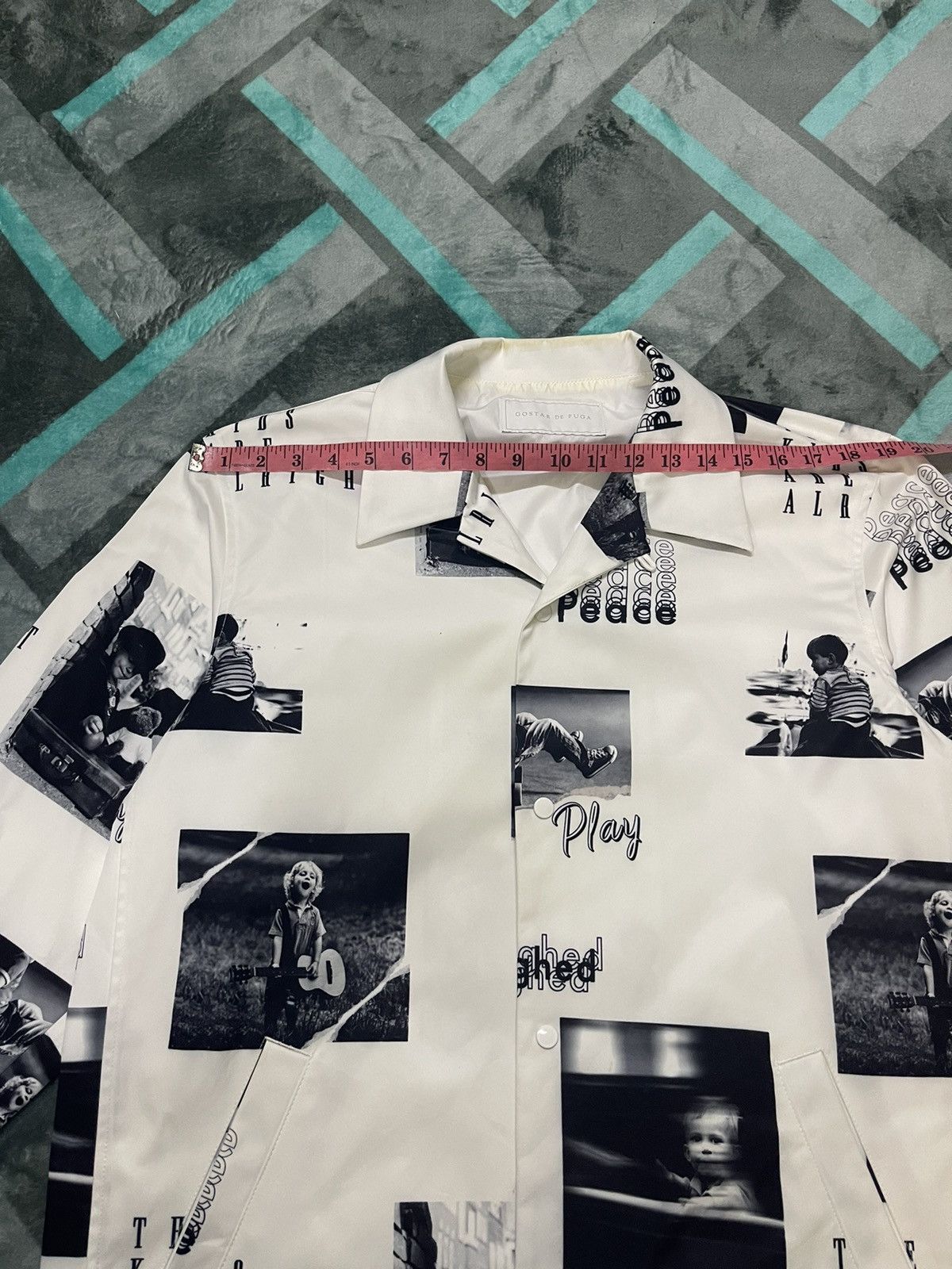 GOSTAR DE FUGA × Vintage VINTAGE GOSTAR DE FUGA PHOTO KIDS DESIGN JACKET Size US L / EU 52-54 / 3 - 18 Thumbnail