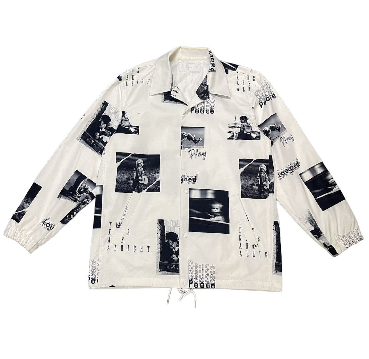 GOSTAR DE FUGA × Vintage VINTAGE GOSTAR DE FUGA PHOTO KIDS DESIGN JACKET Size US L / EU 52-54 / 3 - 1 Thumbnail
