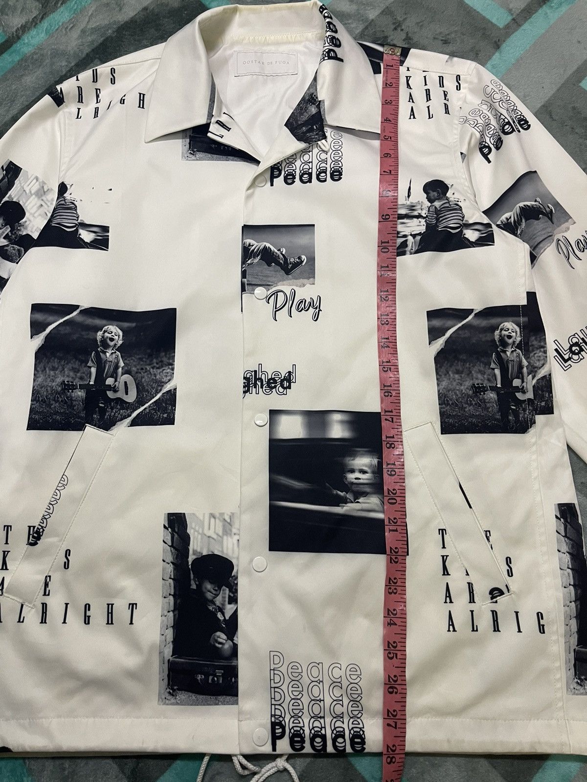 GOSTAR DE FUGA × Vintage VINTAGE GOSTAR DE FUGA PHOTO KIDS DESIGN JACKET Size US L / EU 52-54 / 3 - 17 Thumbnail