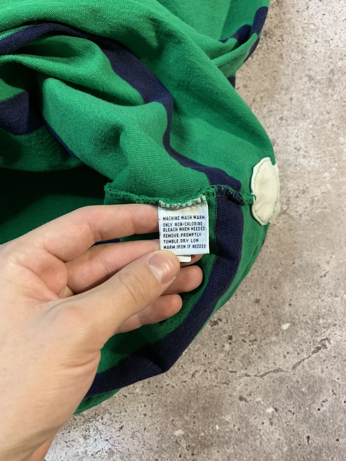 Polo Ralph Lauren × Rugby Ralph Lauren × Vintage Vintage Polo Ralph Lauren Striped Rugby Shirt Size US M / EU 48-50 / 2 - 8 Thumbnail