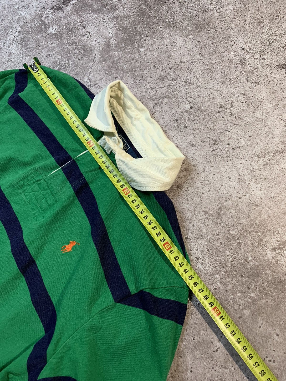 Polo Ralph Lauren × Rugby Ralph Lauren × Vintage Vintage Polo Ralph Lauren Striped Rugby Shirt Size US M / EU 48-50 / 2 - 10 Thumbnail