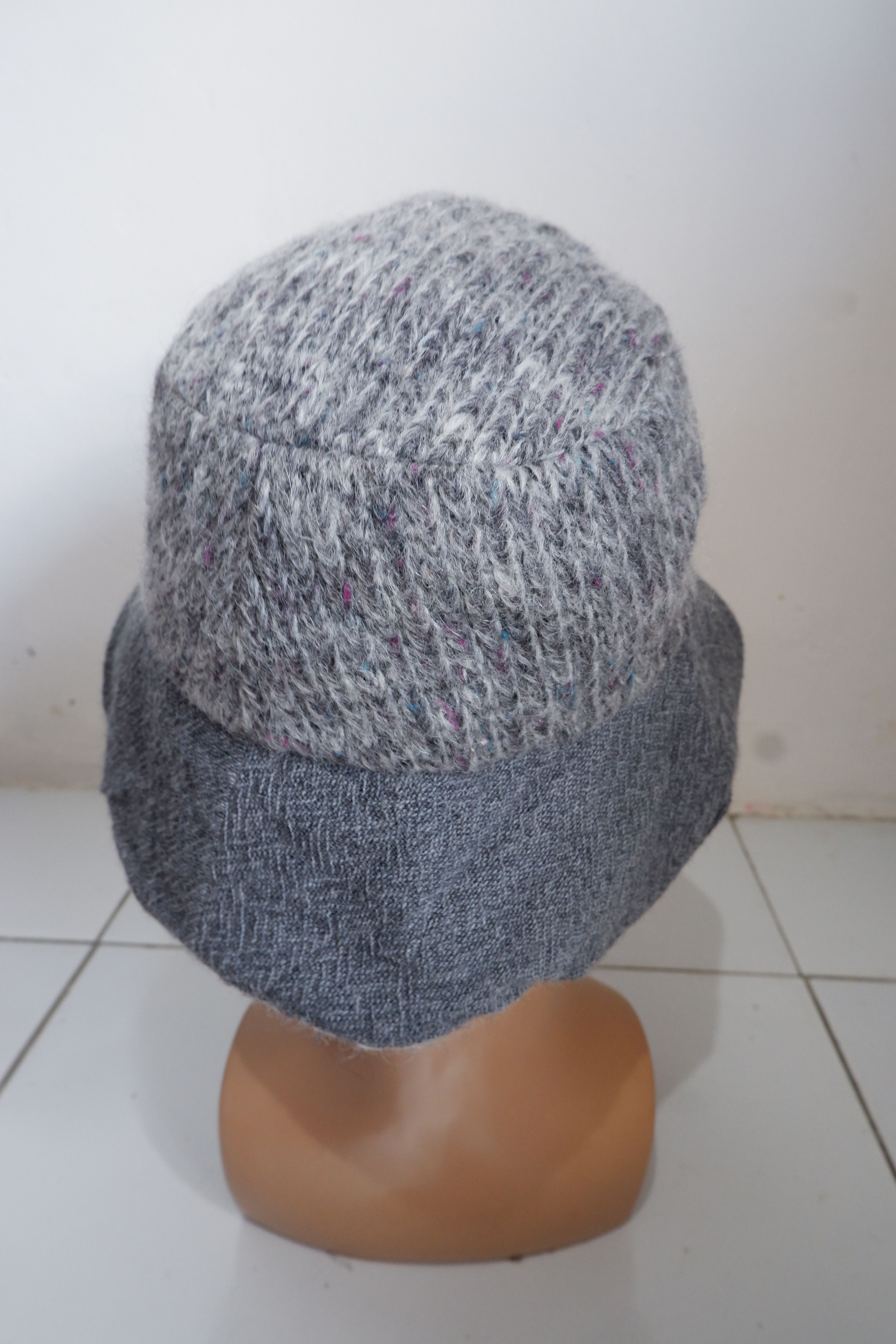 Stetson Vintage Stetson Silver Feather Wool Bucket Hat | 57cm Size ONE SIZE - 4 Thumbnail