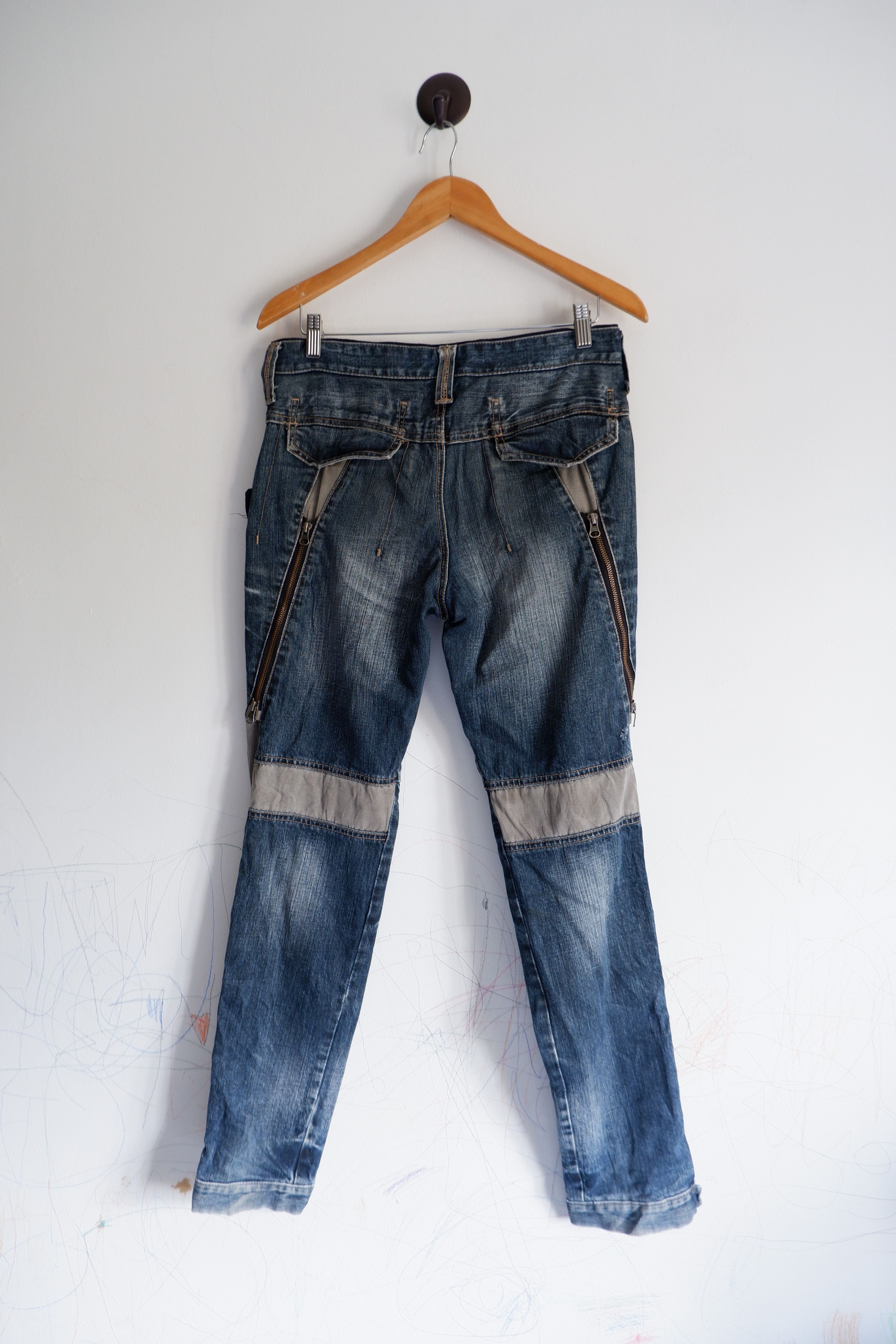 PPFM Mudwash Vintage PPFM Biker Zipper Denim Size US 34 / EU 50 - 4 Thumbnail