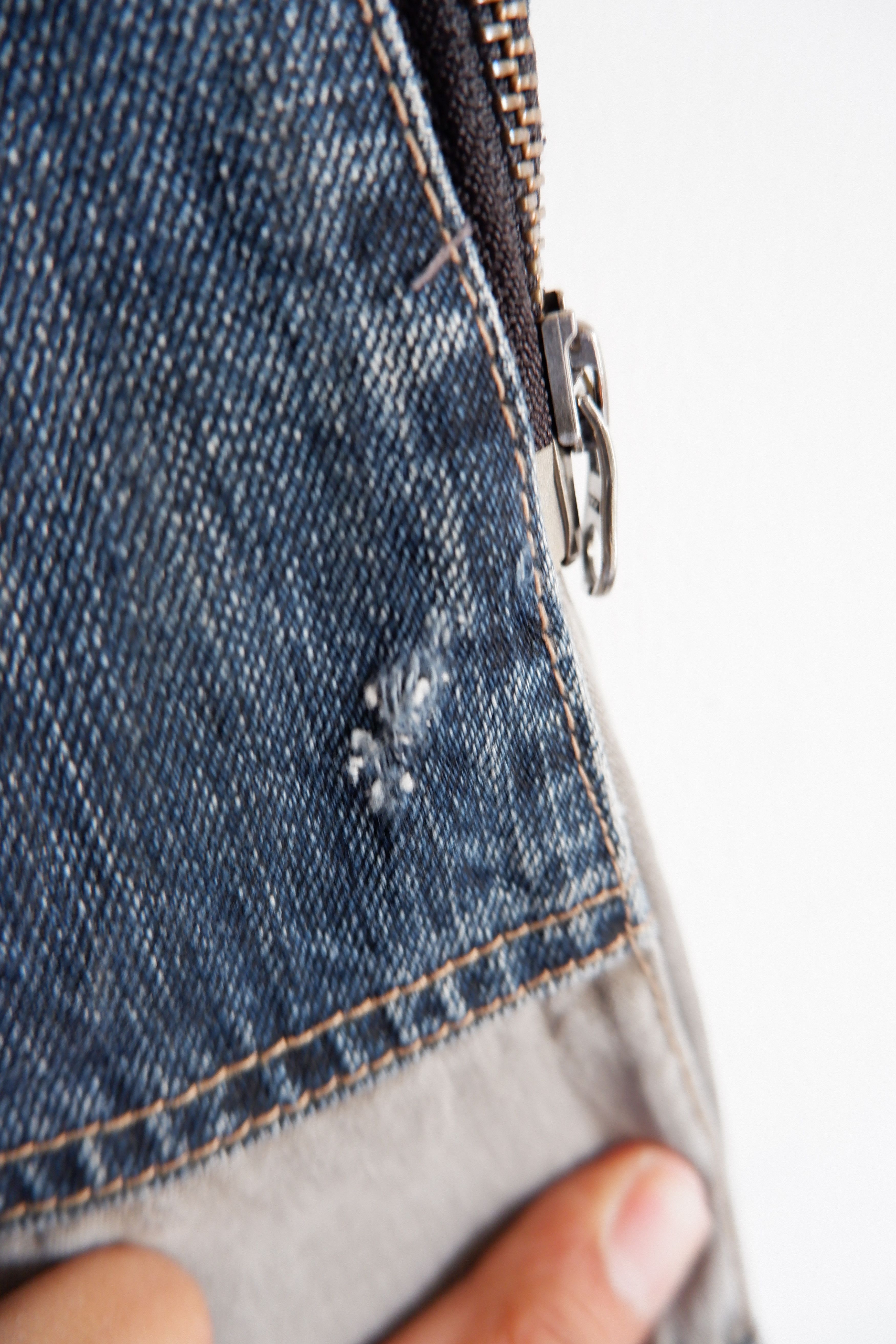 PPFM Mudwash Vintage PPFM Biker Zipper Denim Size US 34 / EU 50 - 8 Thumbnail